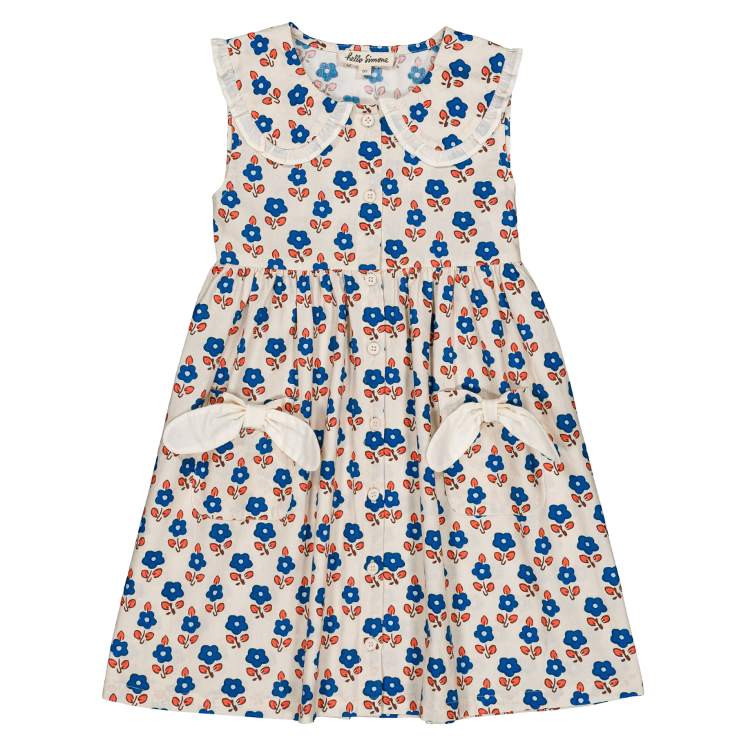 Françoise Dress Sablet Blue