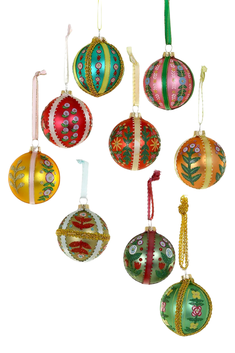 Country Cottage Bauble Ornament