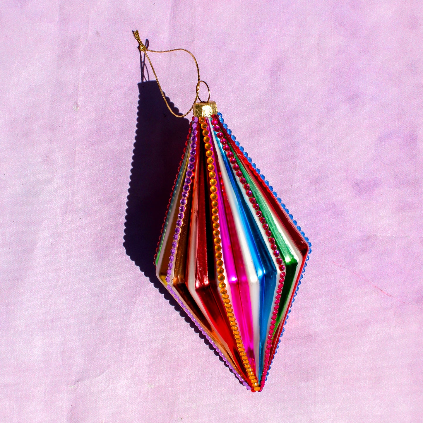 Spectrum Spindle Ornament