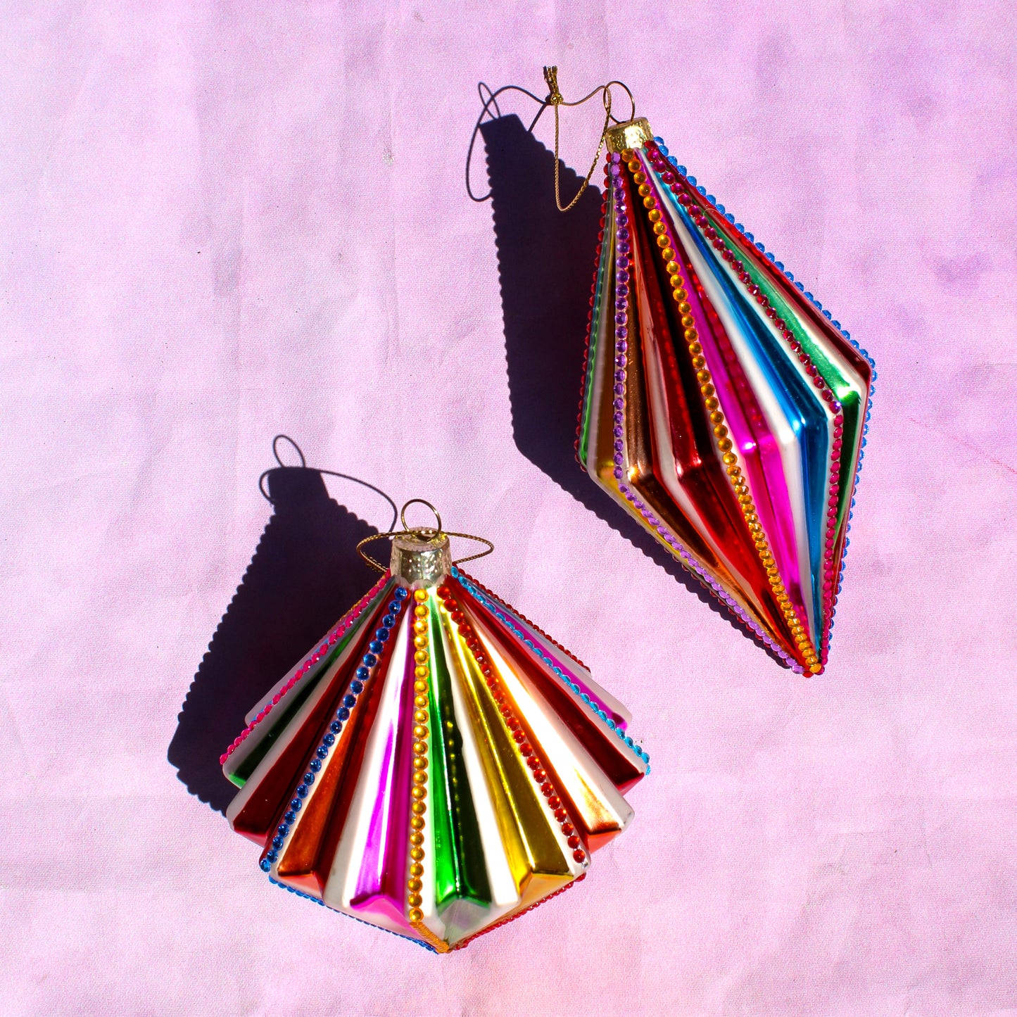 Spectrum Spindle Ornament