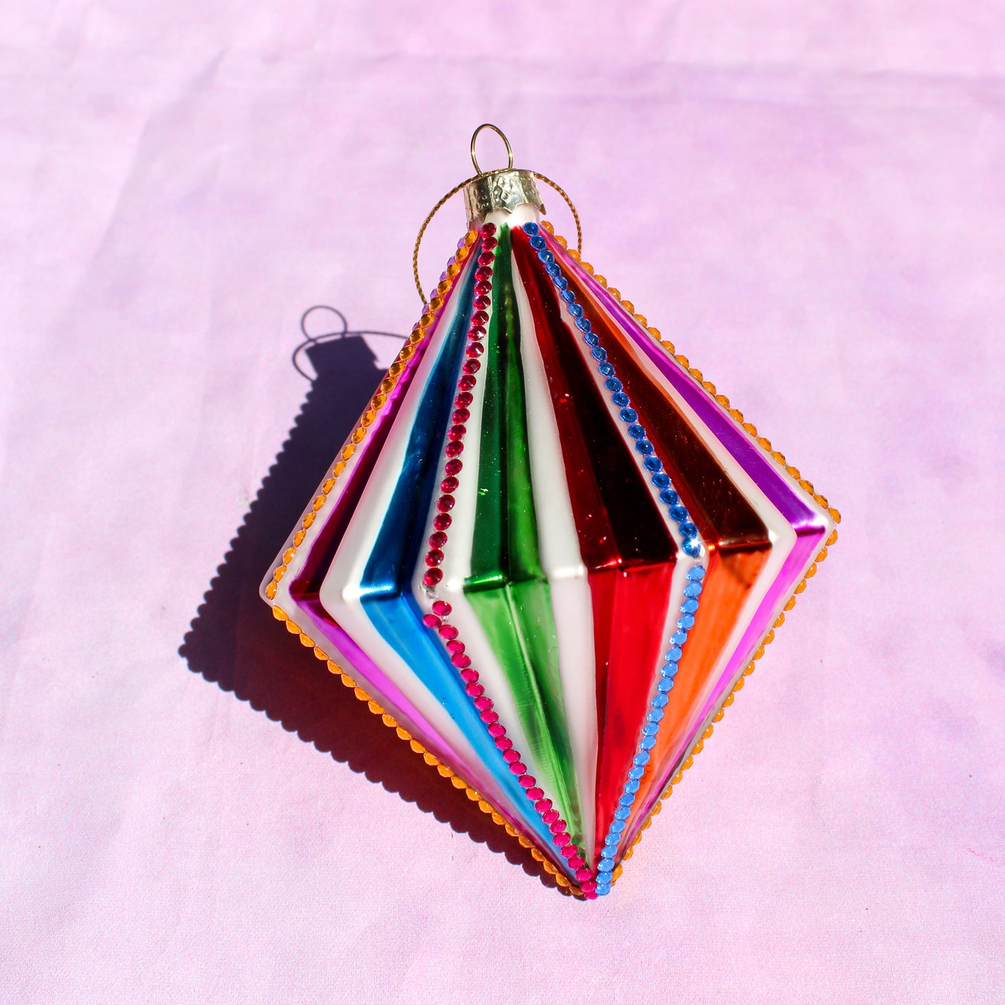 Spectrum Spindle Ornament