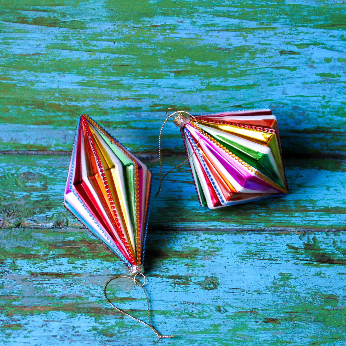 Spectrum Spindle Ornament