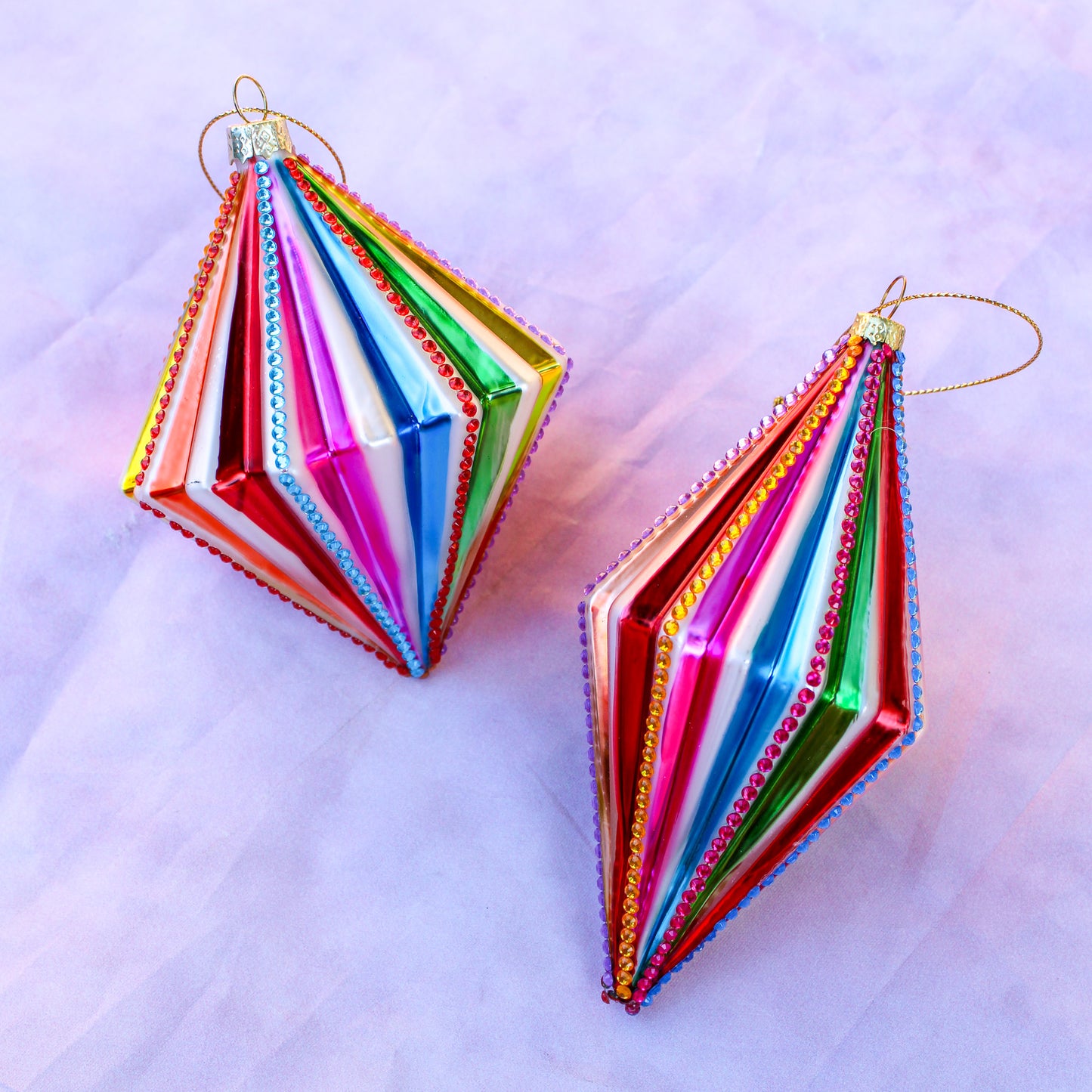 Spectrum Spindle Ornament