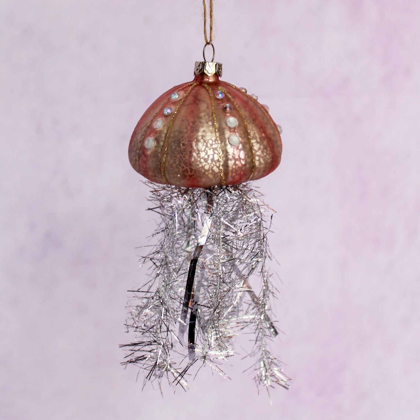Tinsel Jellyfish Ornament