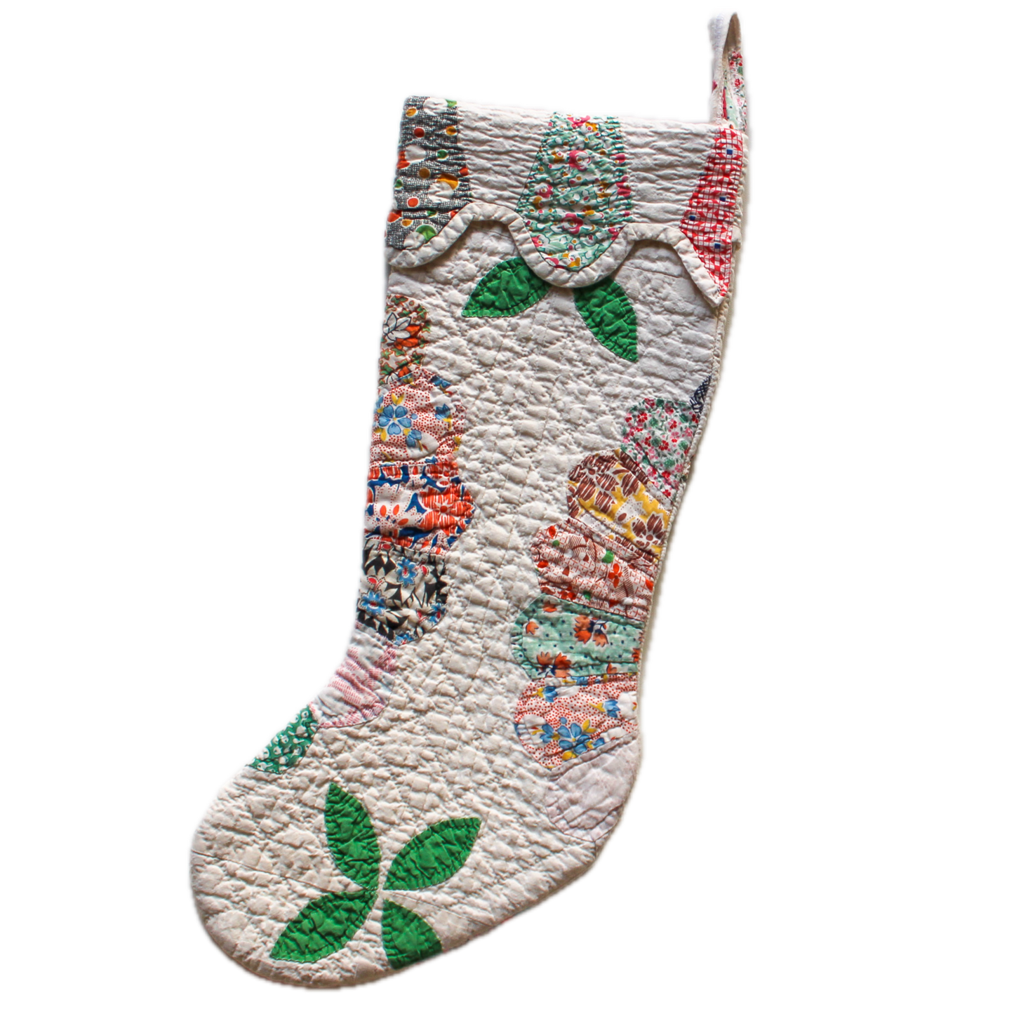 Vintage Quilt Stocking No. 5