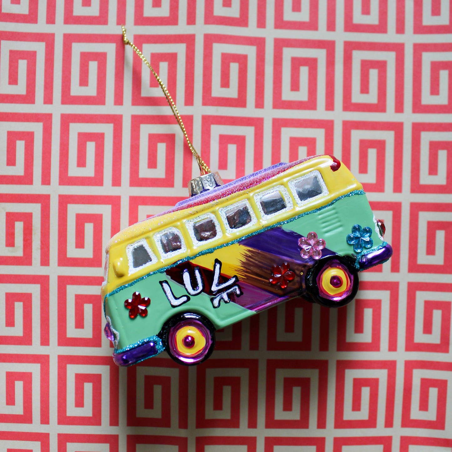 Hippie Bus Ornament