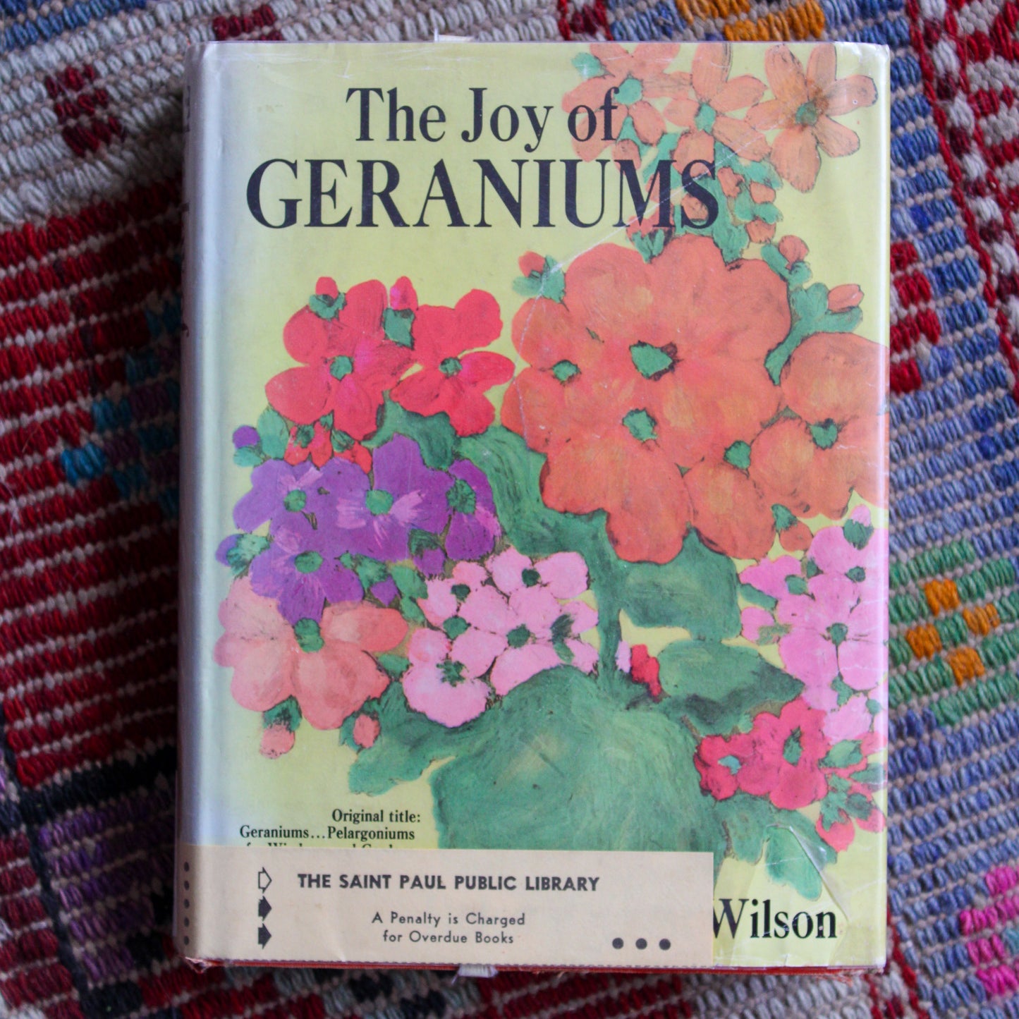 The Joy of Geraniums (Hardcover)