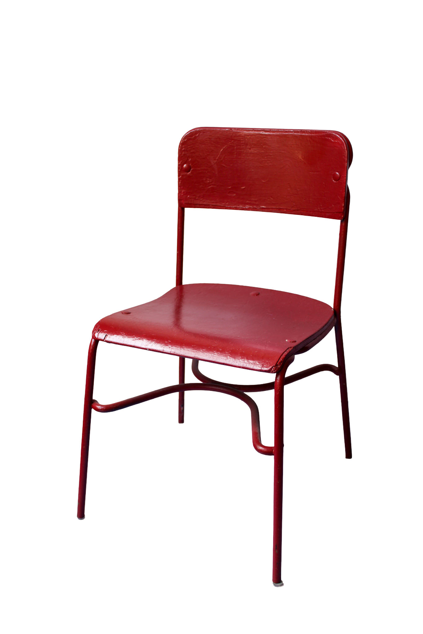 Red Metal Children's Chair