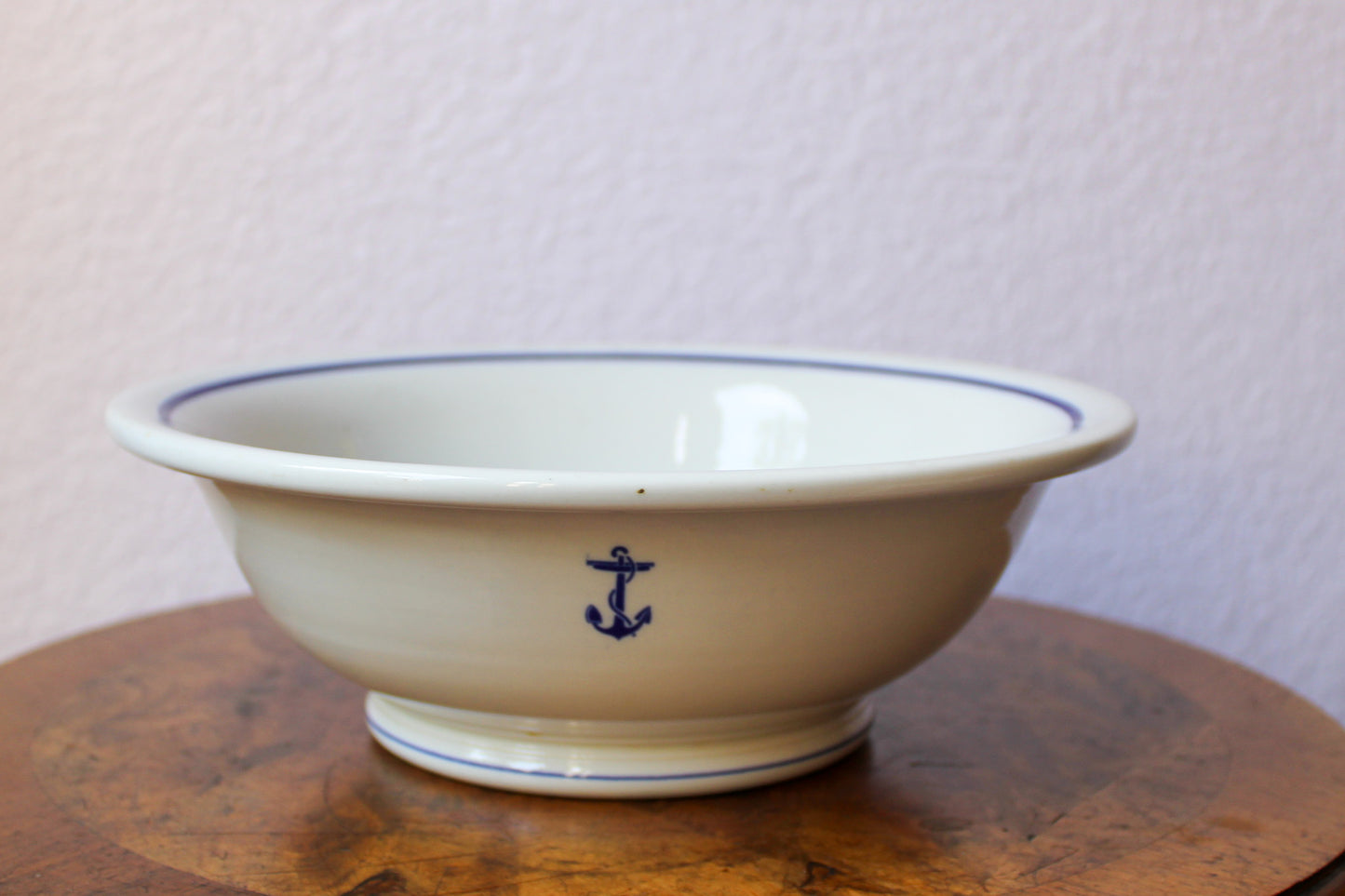 1940s U.S. Navy Fouled Anchor Serve Bowl