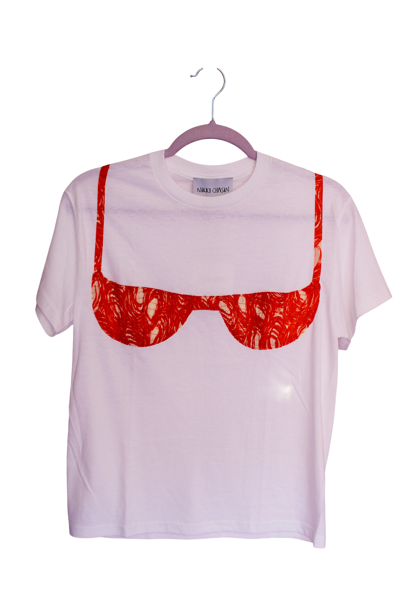 Florida Woman Appliqué Tee - Orange Swirl