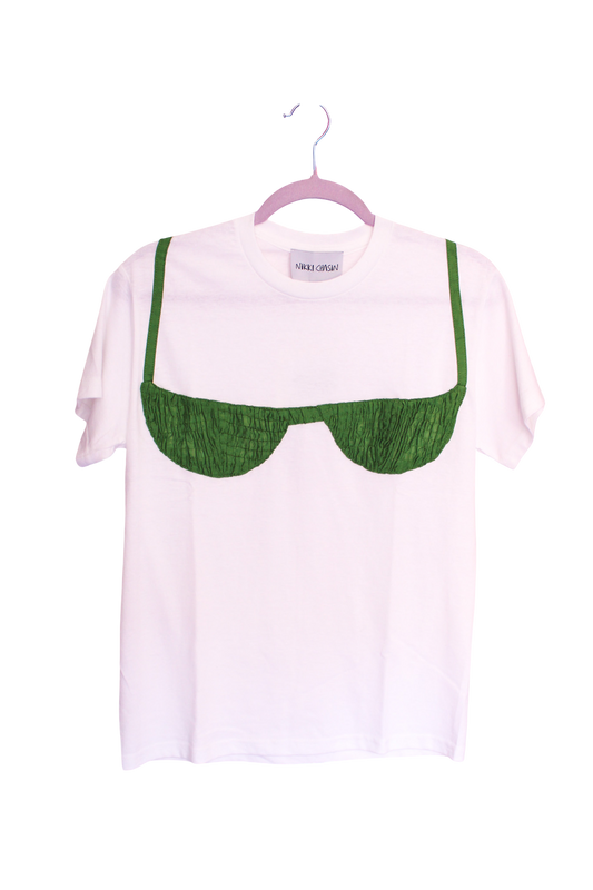 Florida Woman Appliqué Tee - Pickle Green