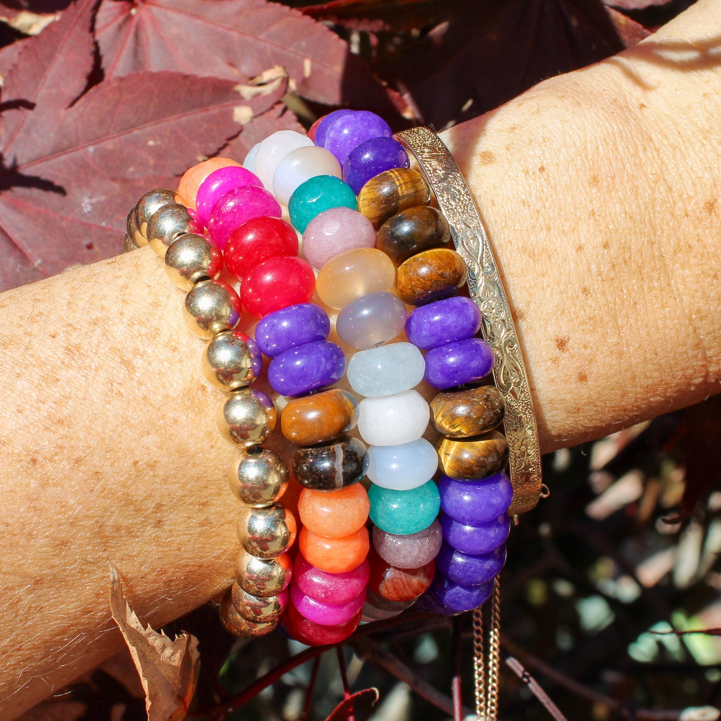 Purple Tiger Bracelet