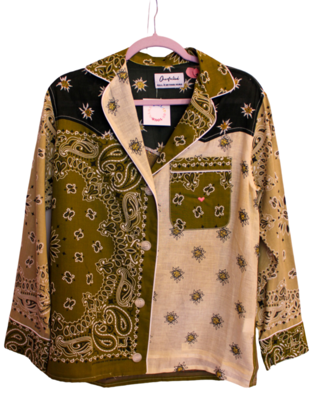 好配色】VINTAGE BANDANA PATCHWORK SHIRT 好配色】VINTAGE BANDANA PATCHWORK SHIRT