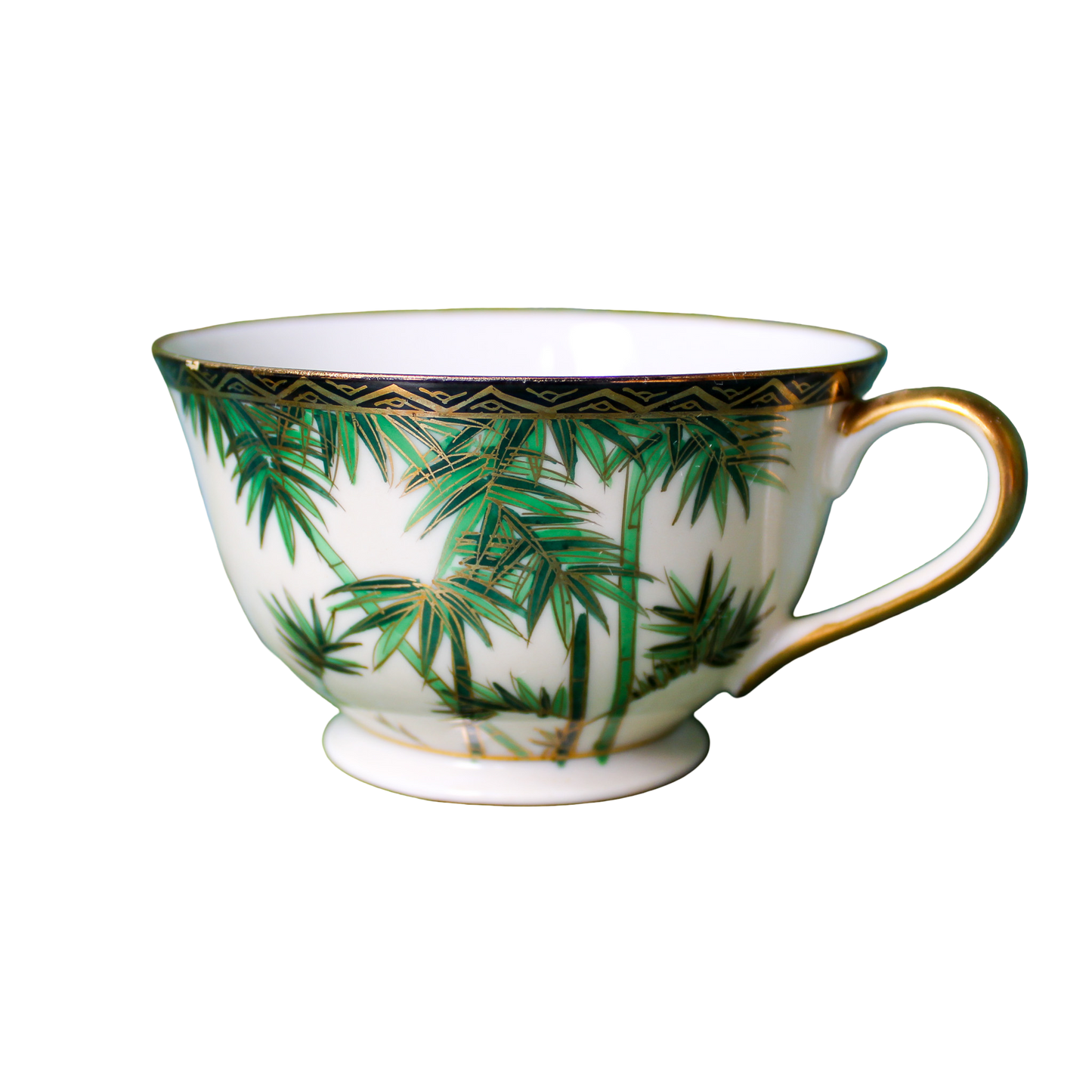 1960's Soko Japan Hand Painted Bone China Bamboo Pattern Dinnerware