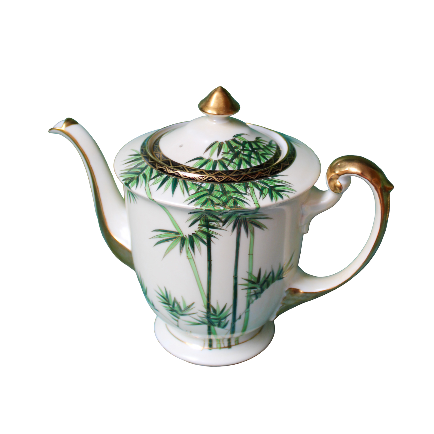 1960's Soko Japan Hand Painted Bone China Bamboo Pattern Dinnerware