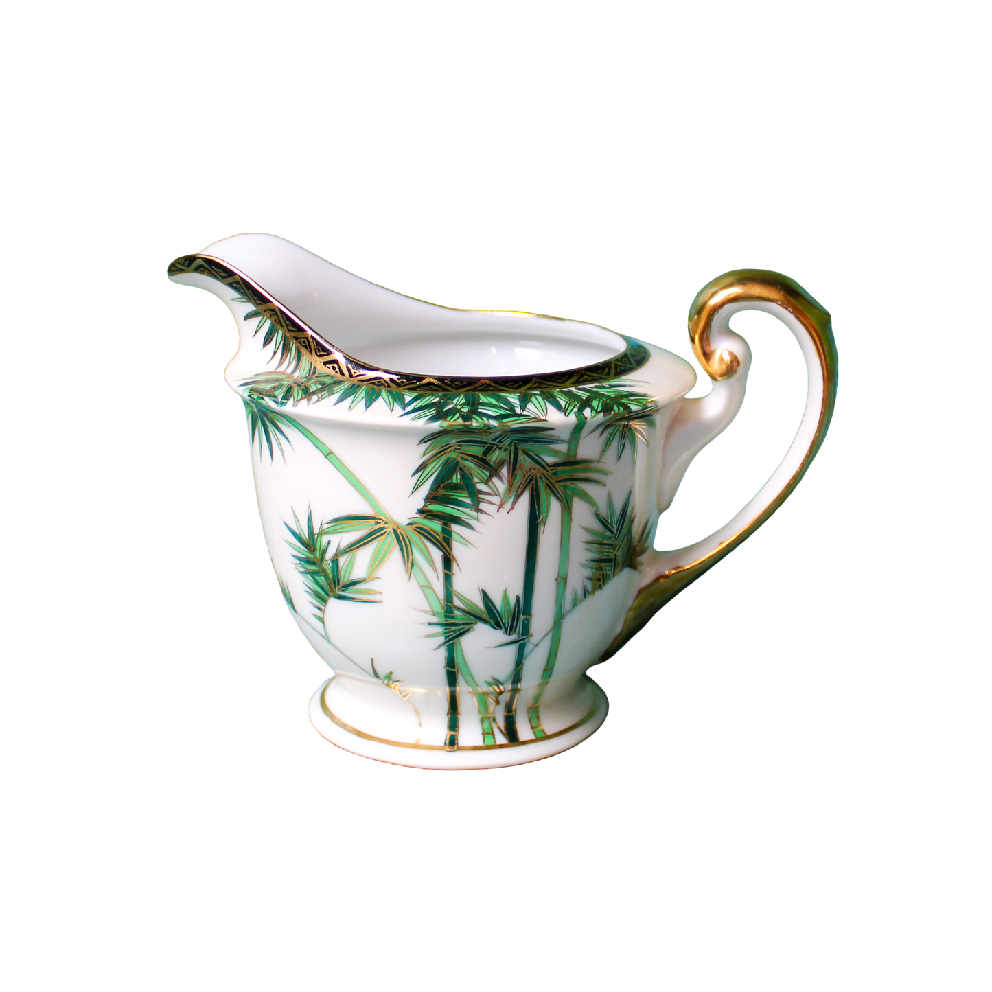 1960's Soko Japan Hand Painted Bone China Bamboo Pattern Dinnerware