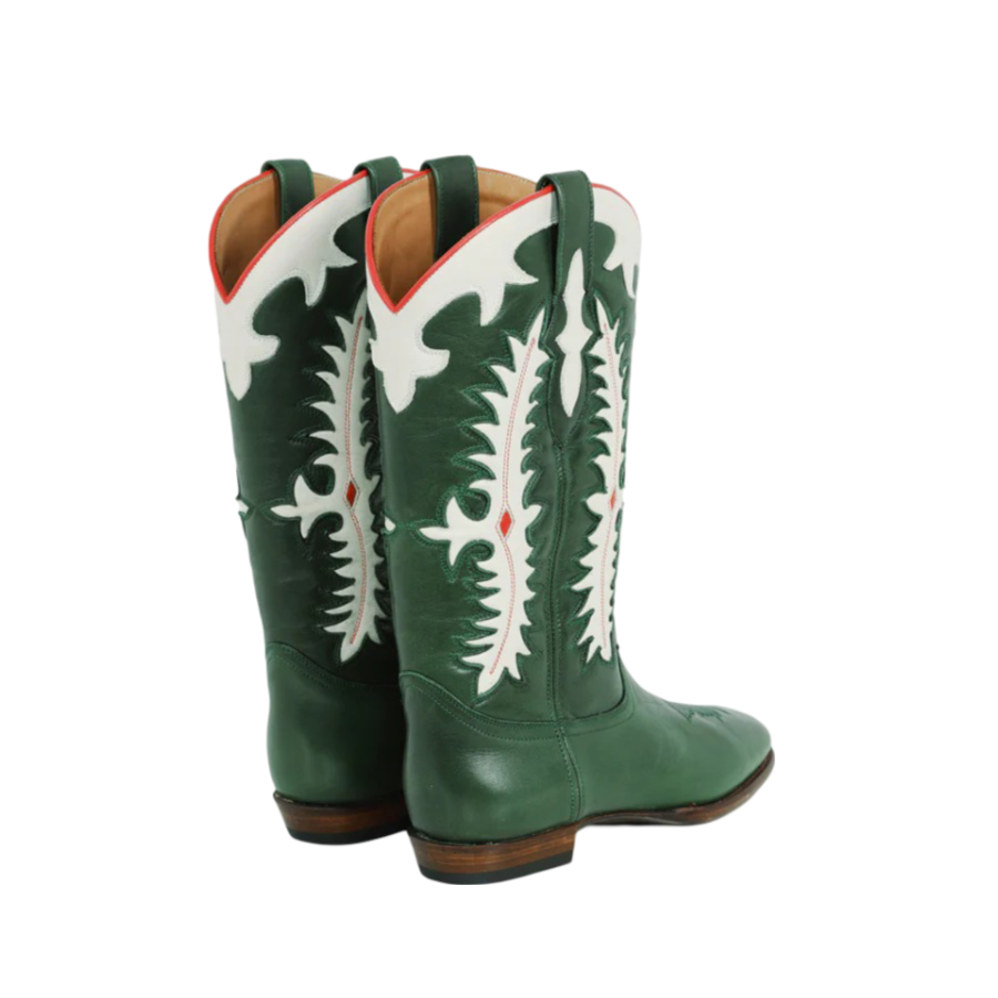 Midnight Texas Cowboy Boots - Dark Green