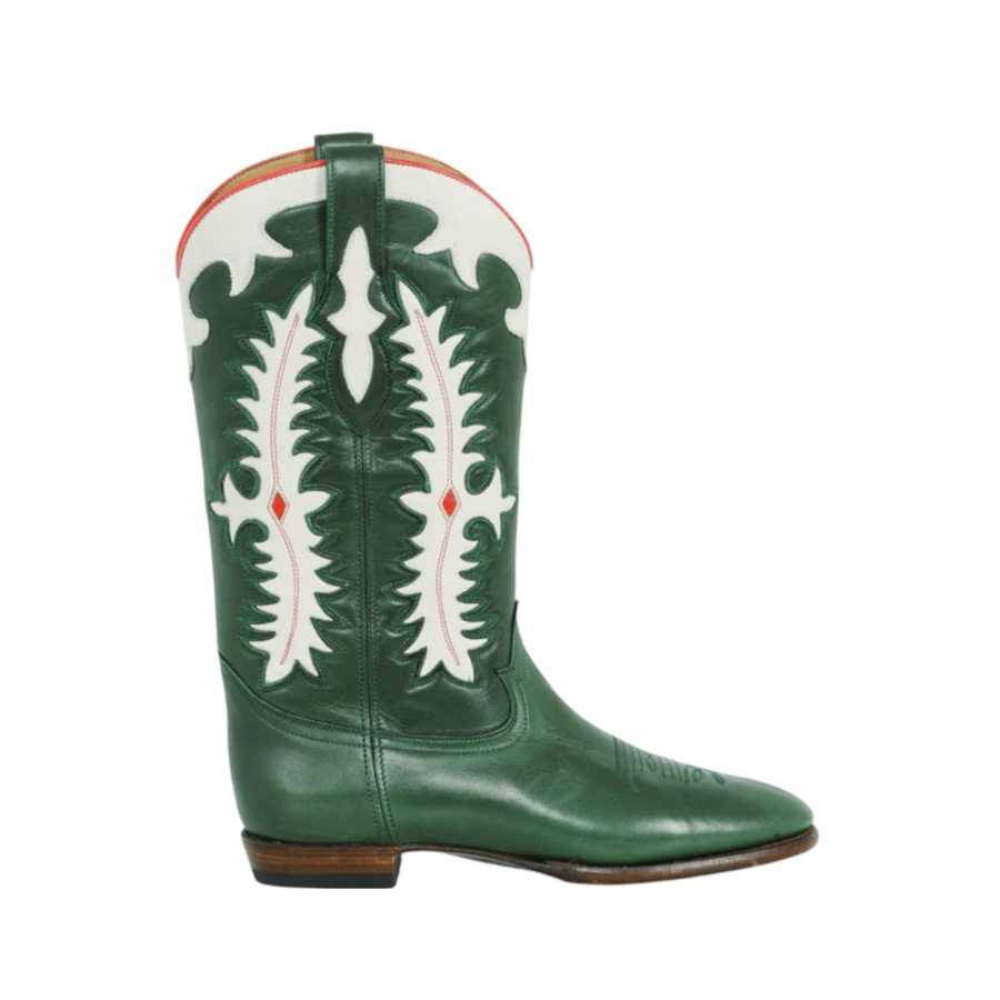 Midnight Texas Cowboy Boots - Dark Green