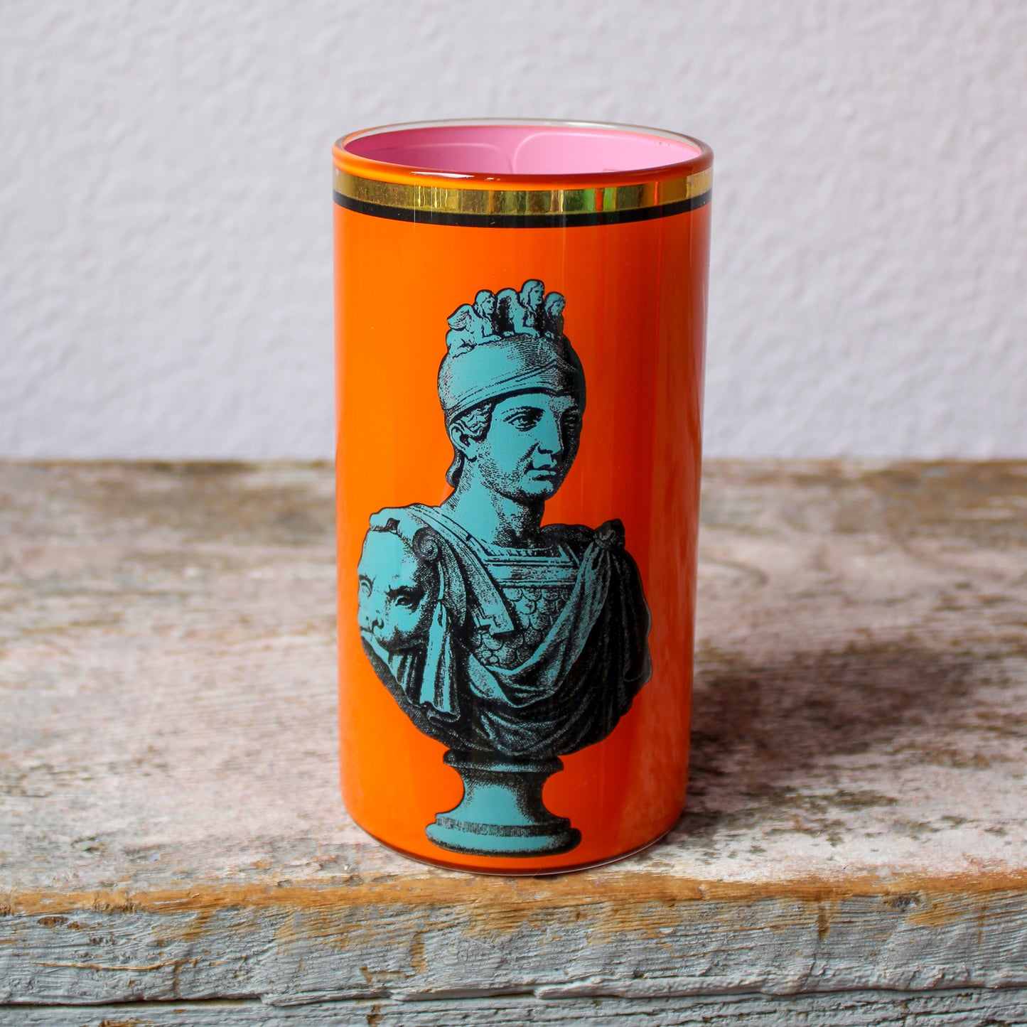 Bridie Hall Brush Pot - Roman Soldier Bust