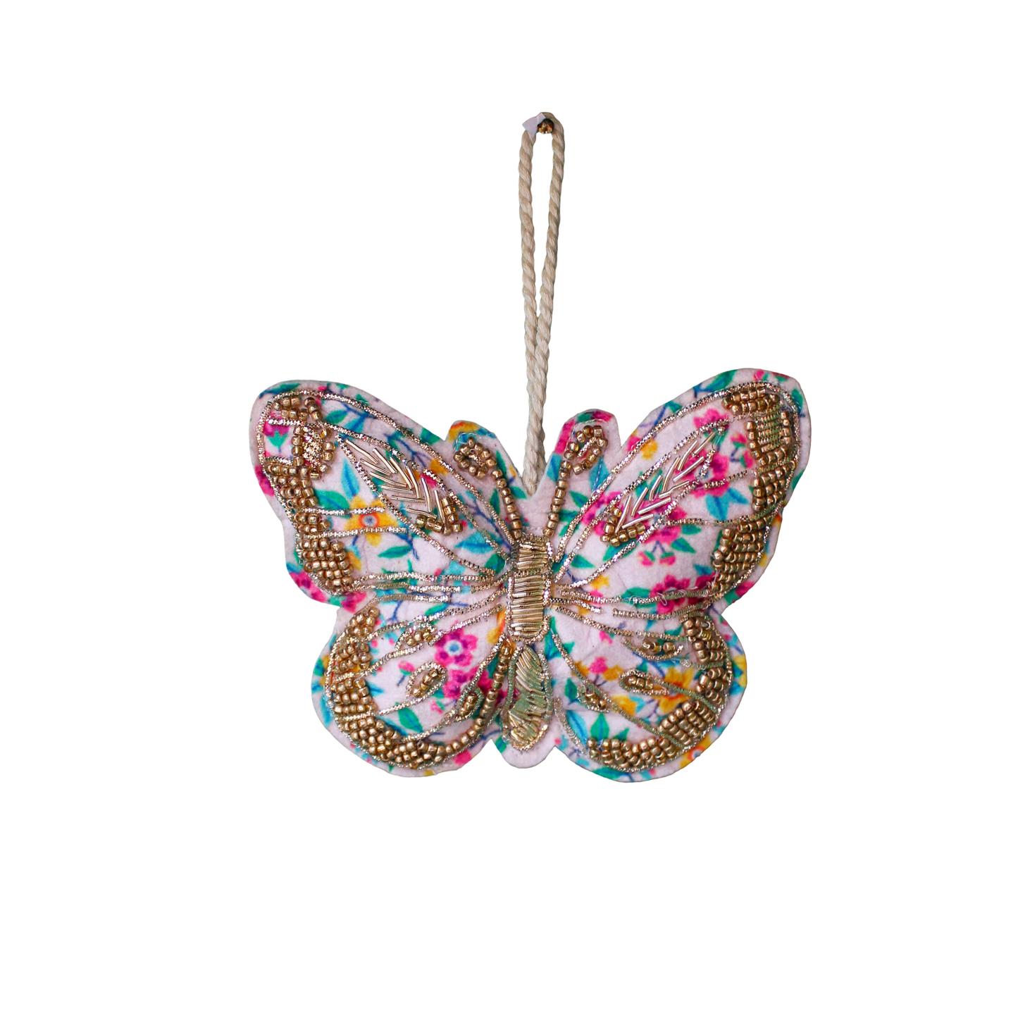 Beaded Butterfly Ornament