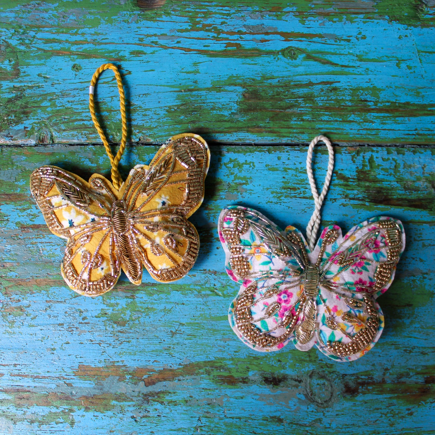 Beaded Butterfly Ornament