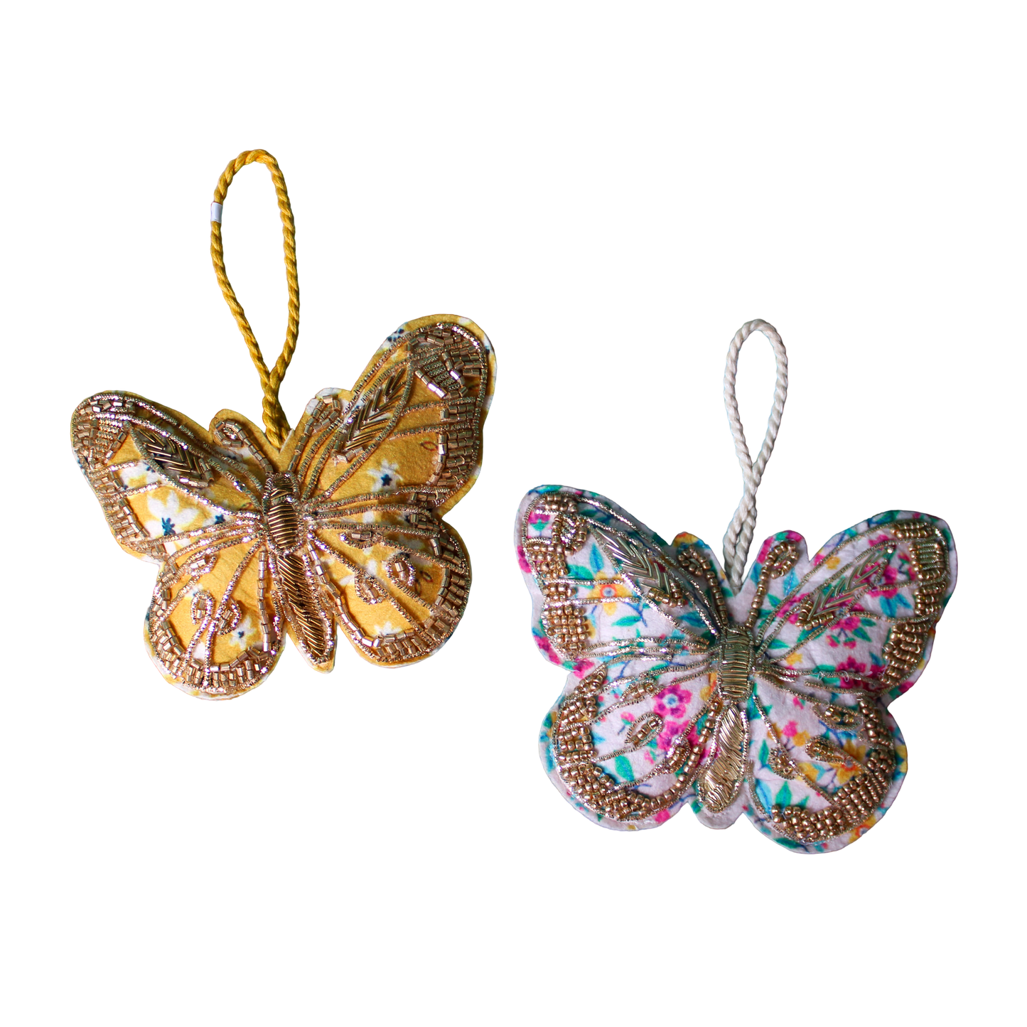 Beaded Butterfly Ornament