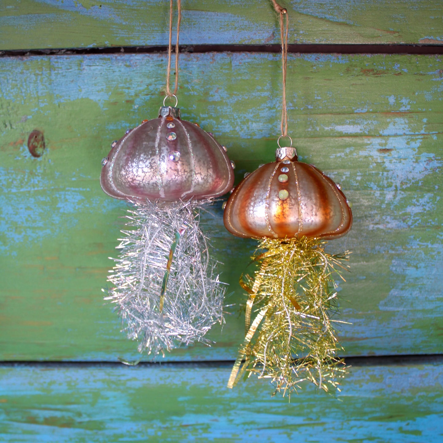 Tinsel Jellyfish Ornament