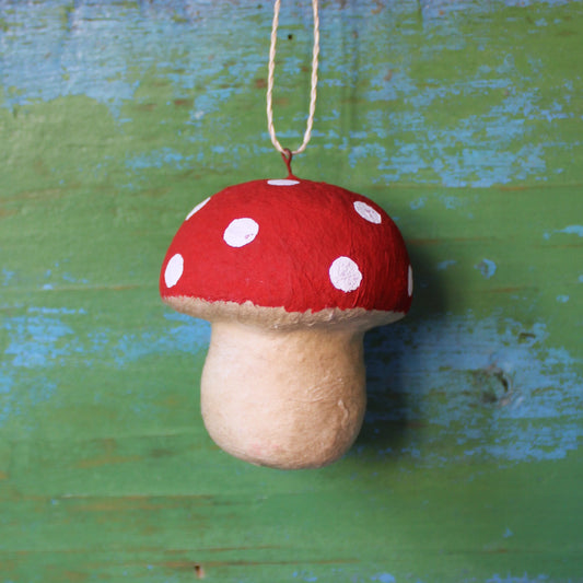 Toadstool Mushroom Ornament