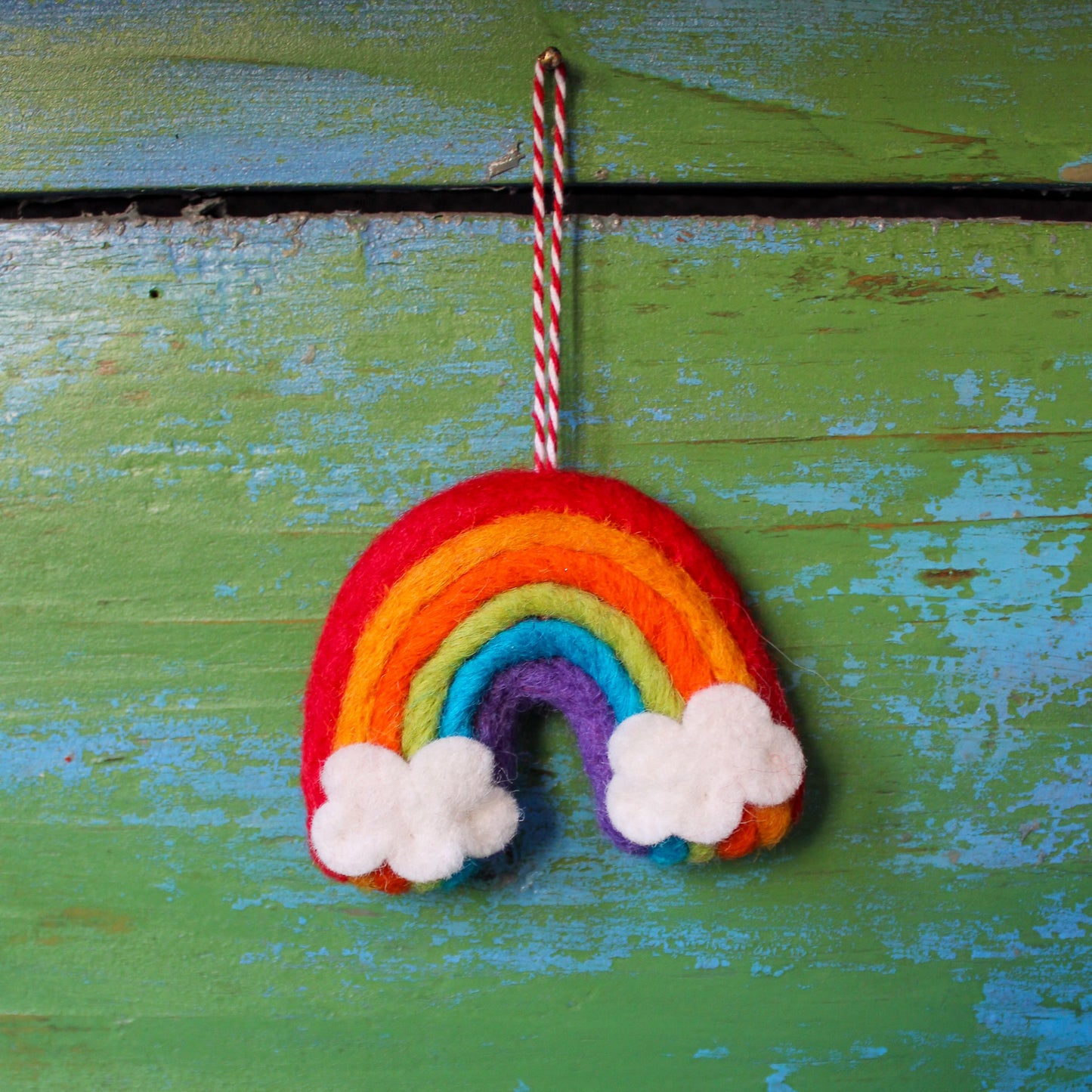 Felt Rainbow Ornament