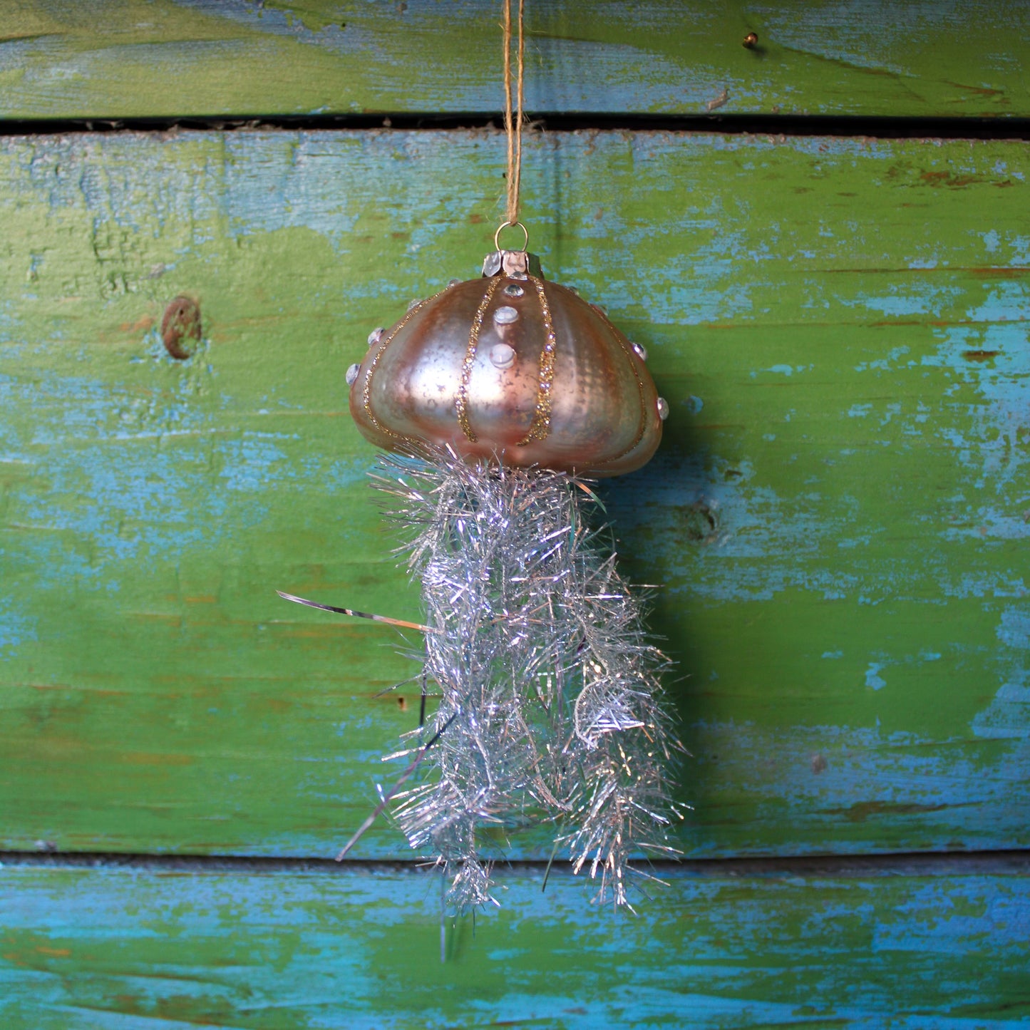 Tinsel Jellyfish Ornament