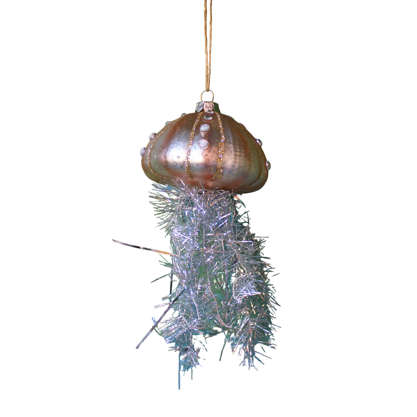 Tinsel Jellyfish Ornament