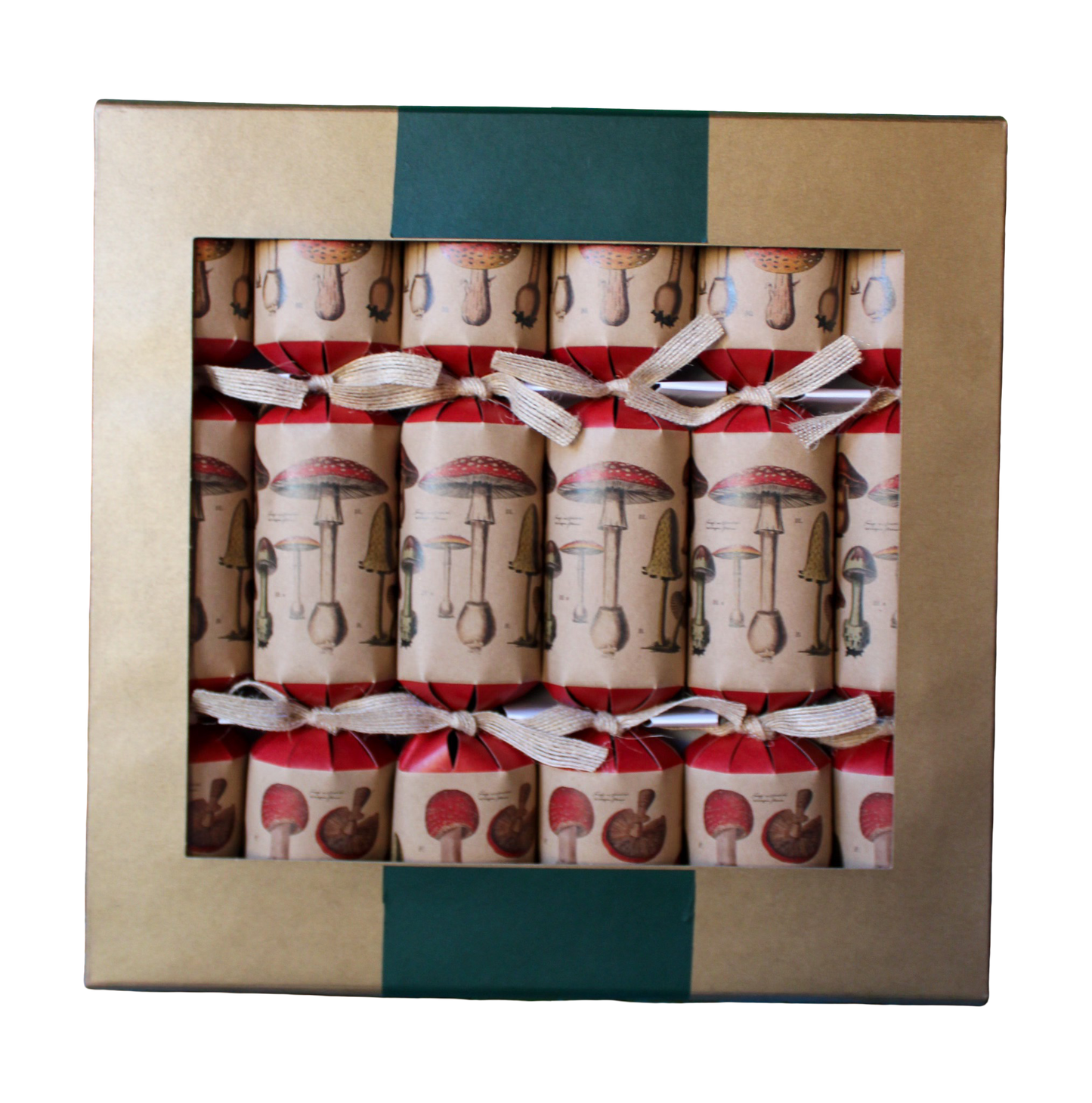 Mushroom Party Surprise Crackers - Set of 6