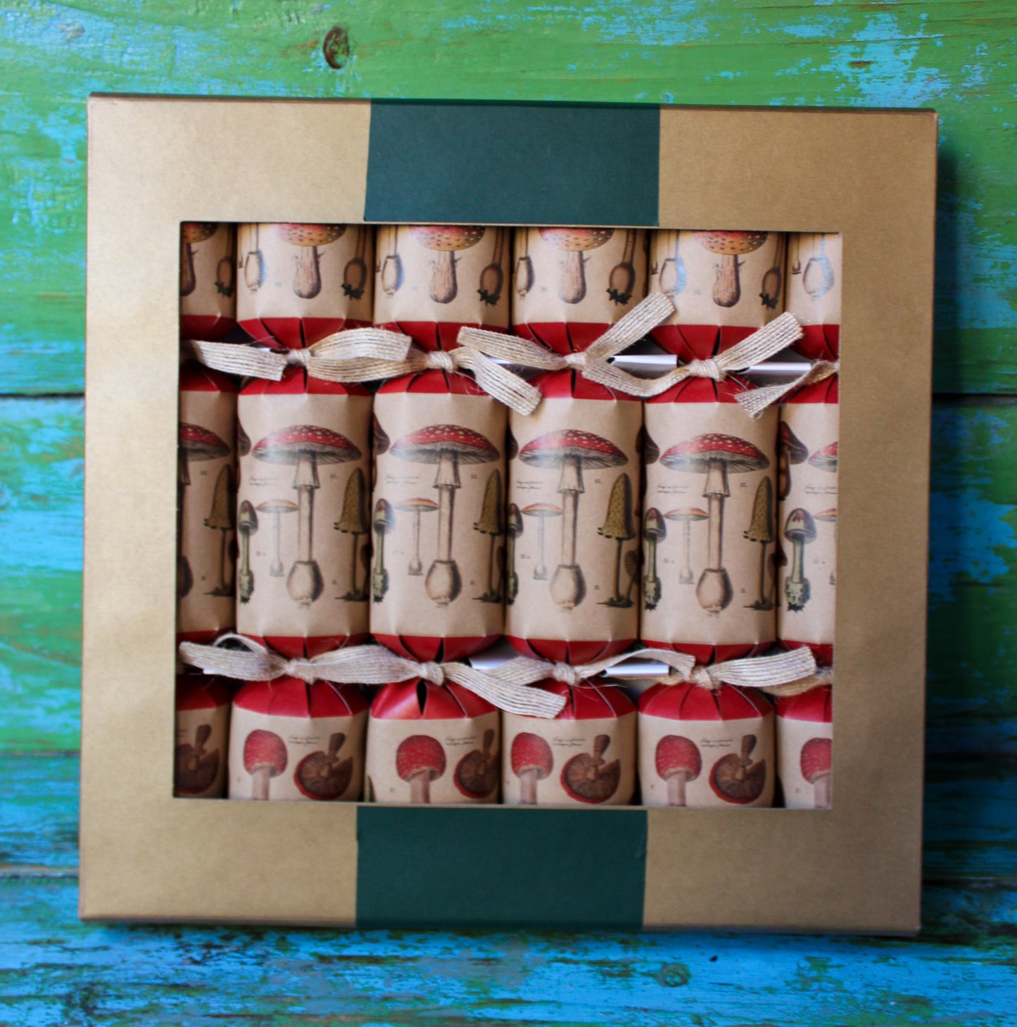 Mushroom Party Surprise Crackers - Set of 6