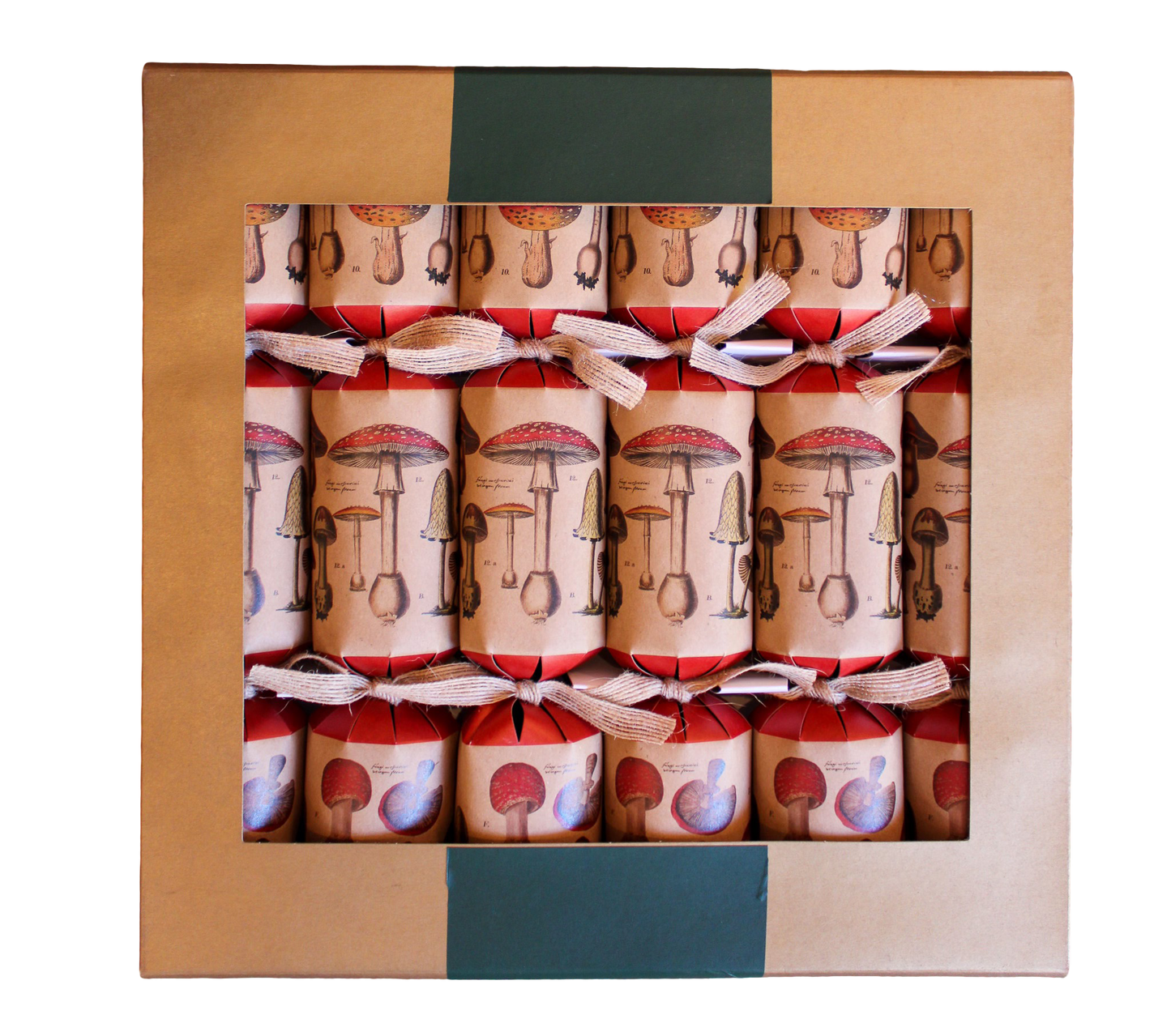 Mushroom Party Surprise Crackers - Set of 6