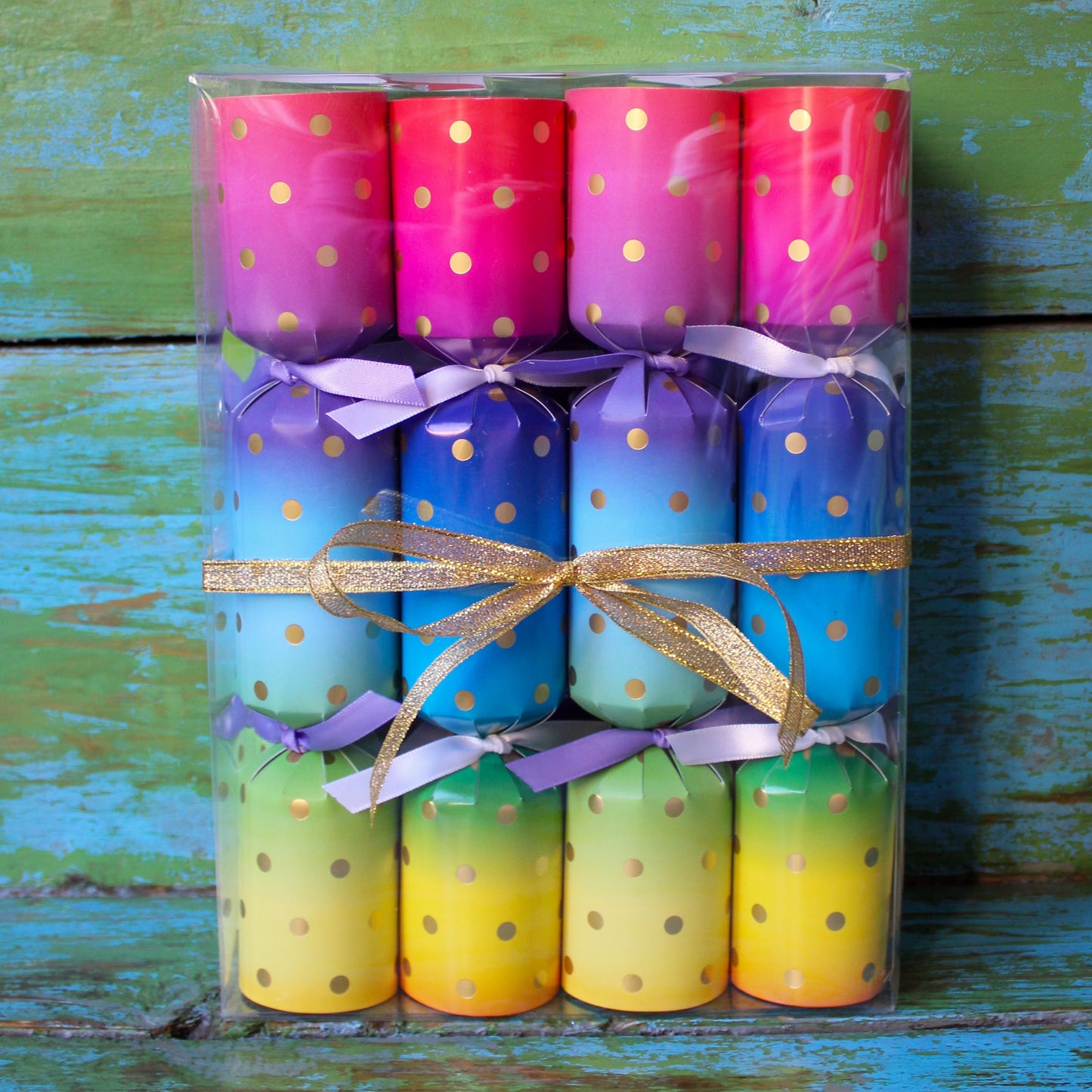 Rainbow Party Surprise Crackers - Set of 8