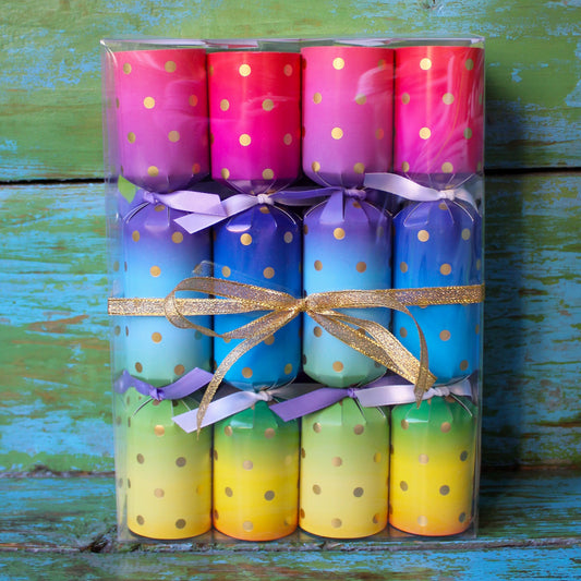 Rainbow Party Surprise Crackers - Set of 8