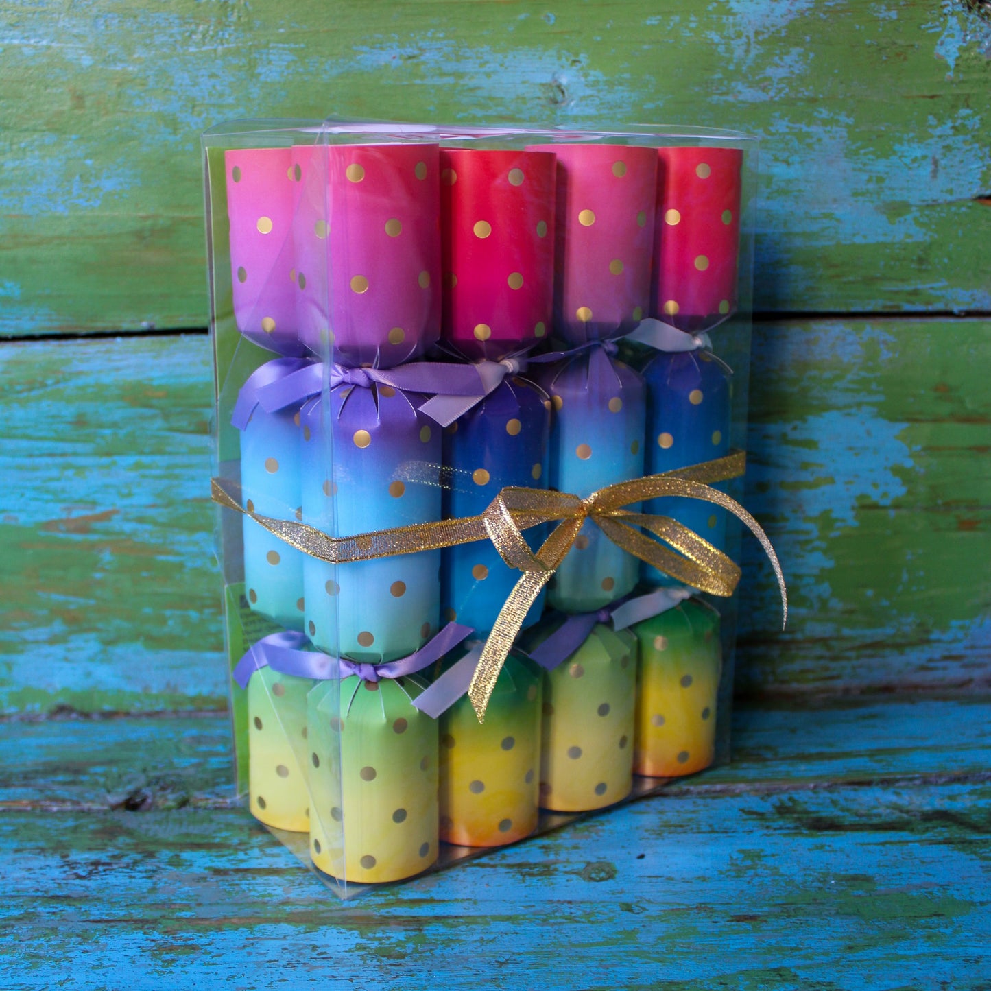 Rainbow Party Surprise Crackers - Set of 8