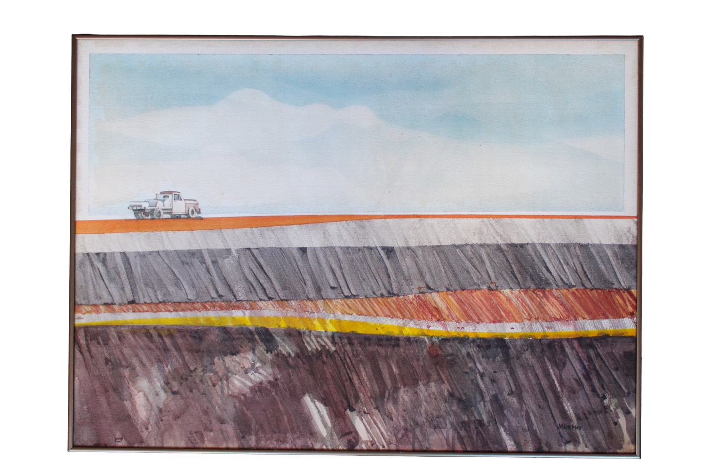 Truck in Field Painting