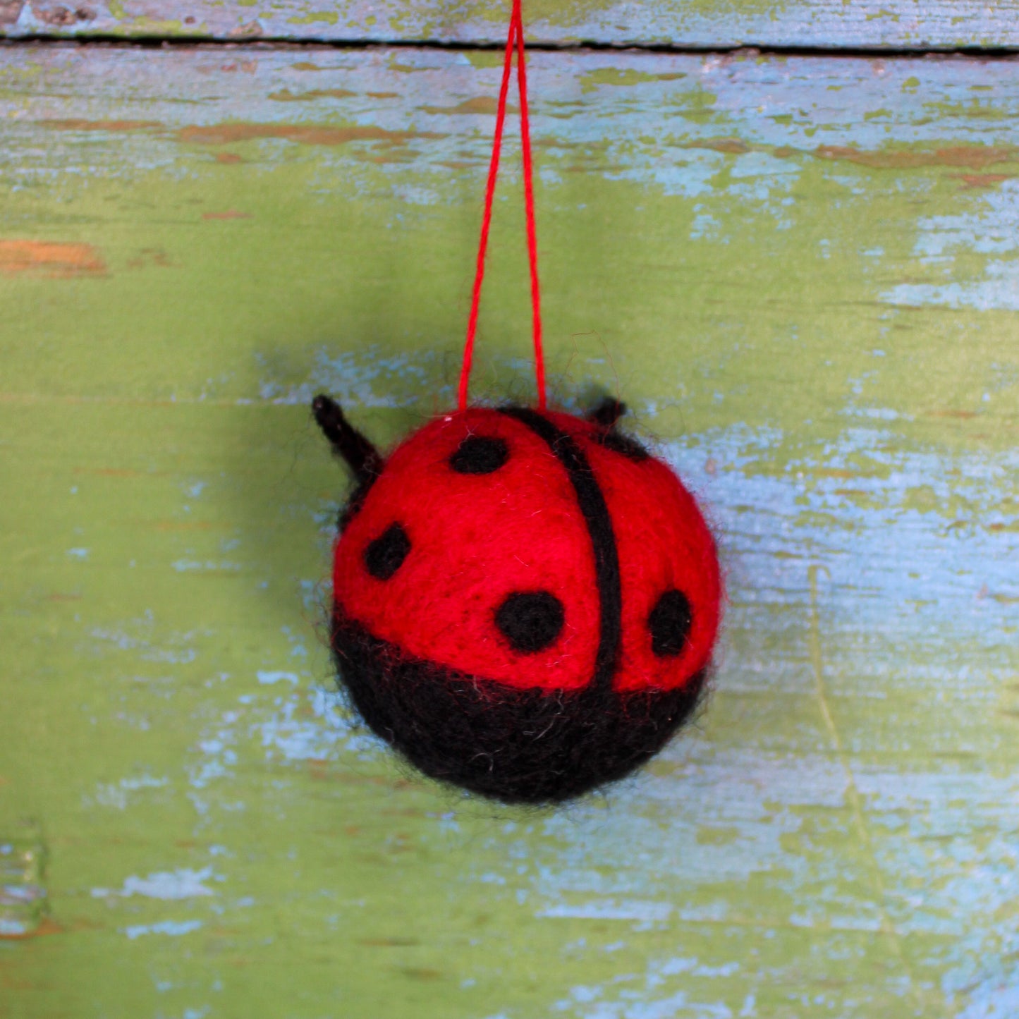 Felt Ladybug Ornament