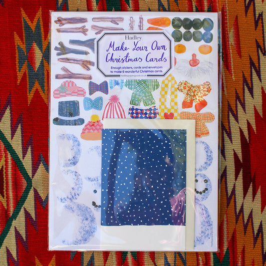 Make Your Own Christmas Cards Set - Snowman