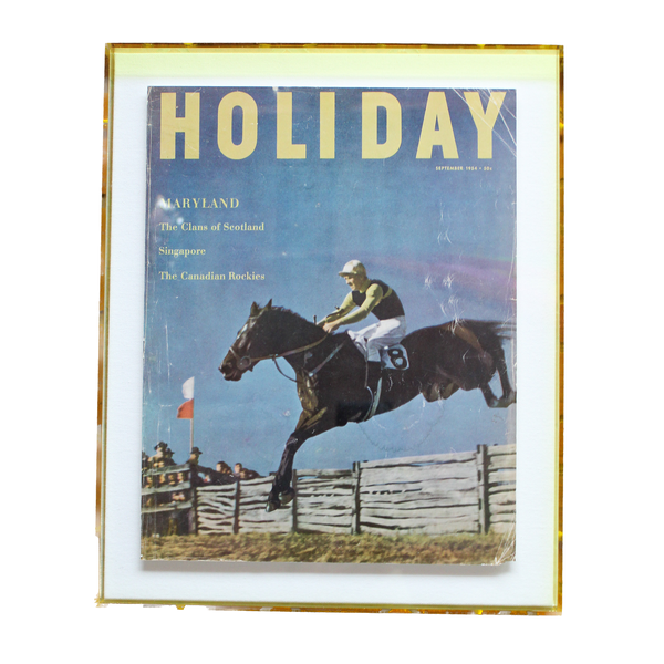 Framed Holiday Magazine Cover - September 1954, "Maryland"