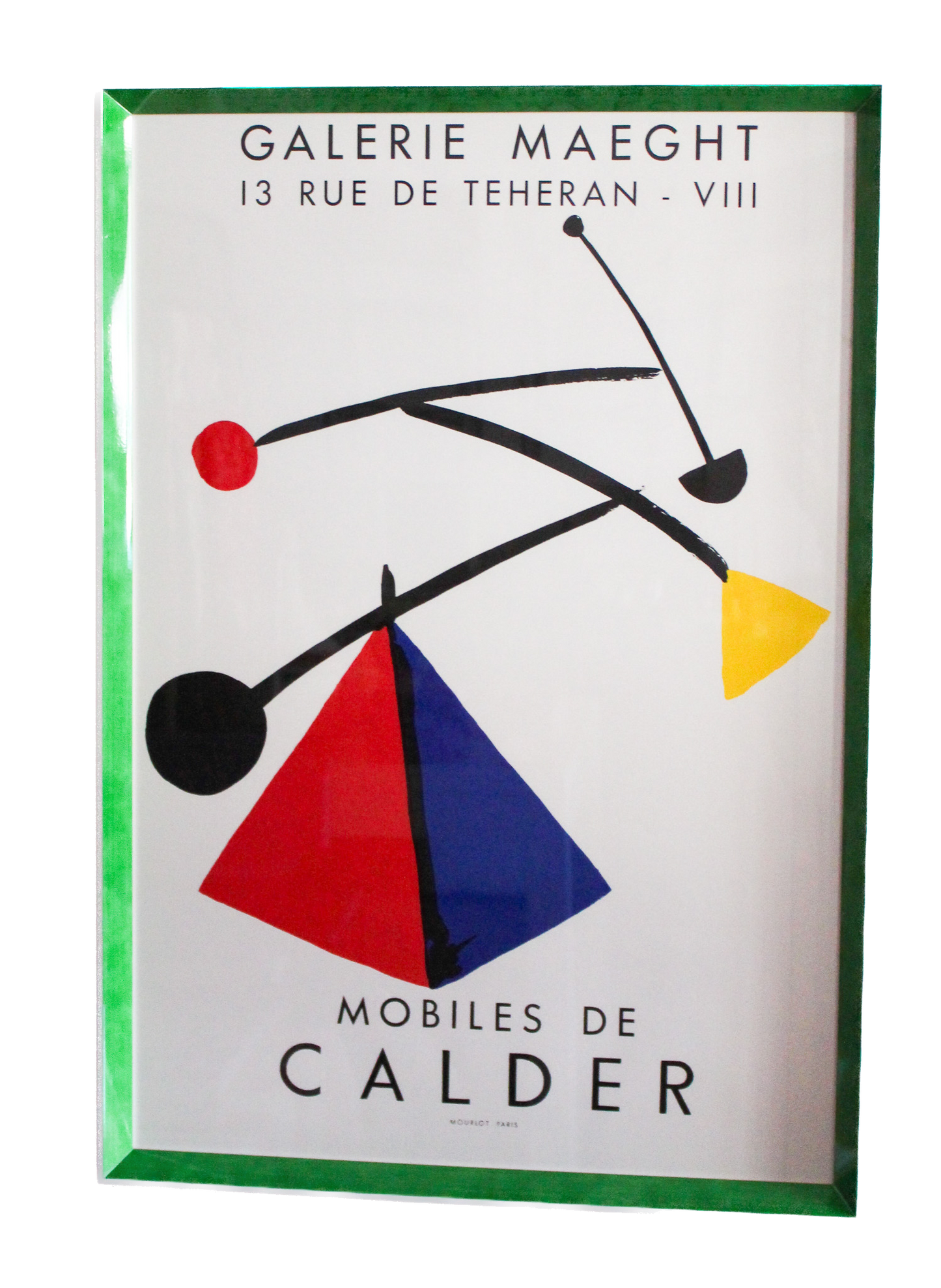 Framed Mobiles de Calder Poster, Galerie Maeght