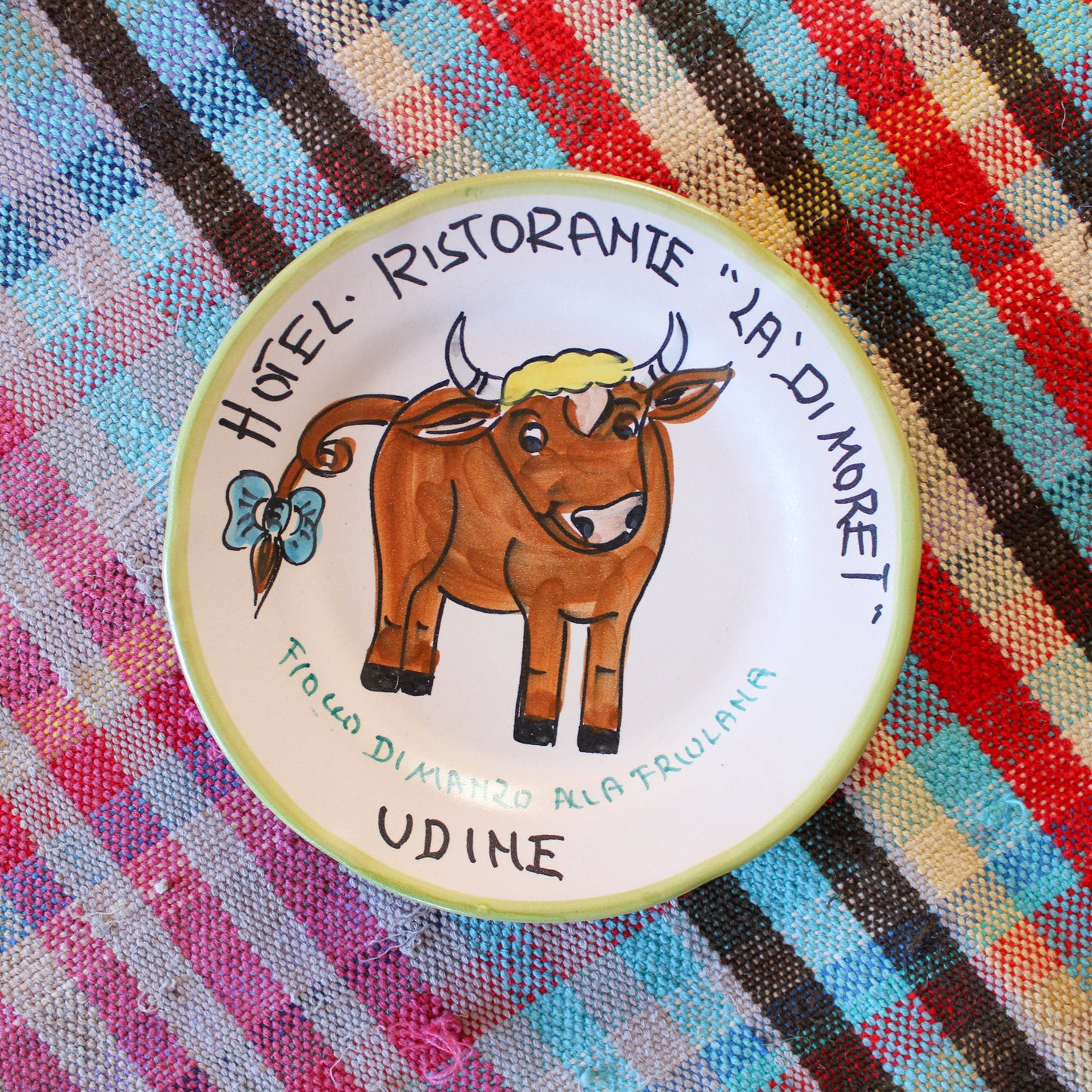 Buon Ricordo Plate - La Di Moret (Cow)