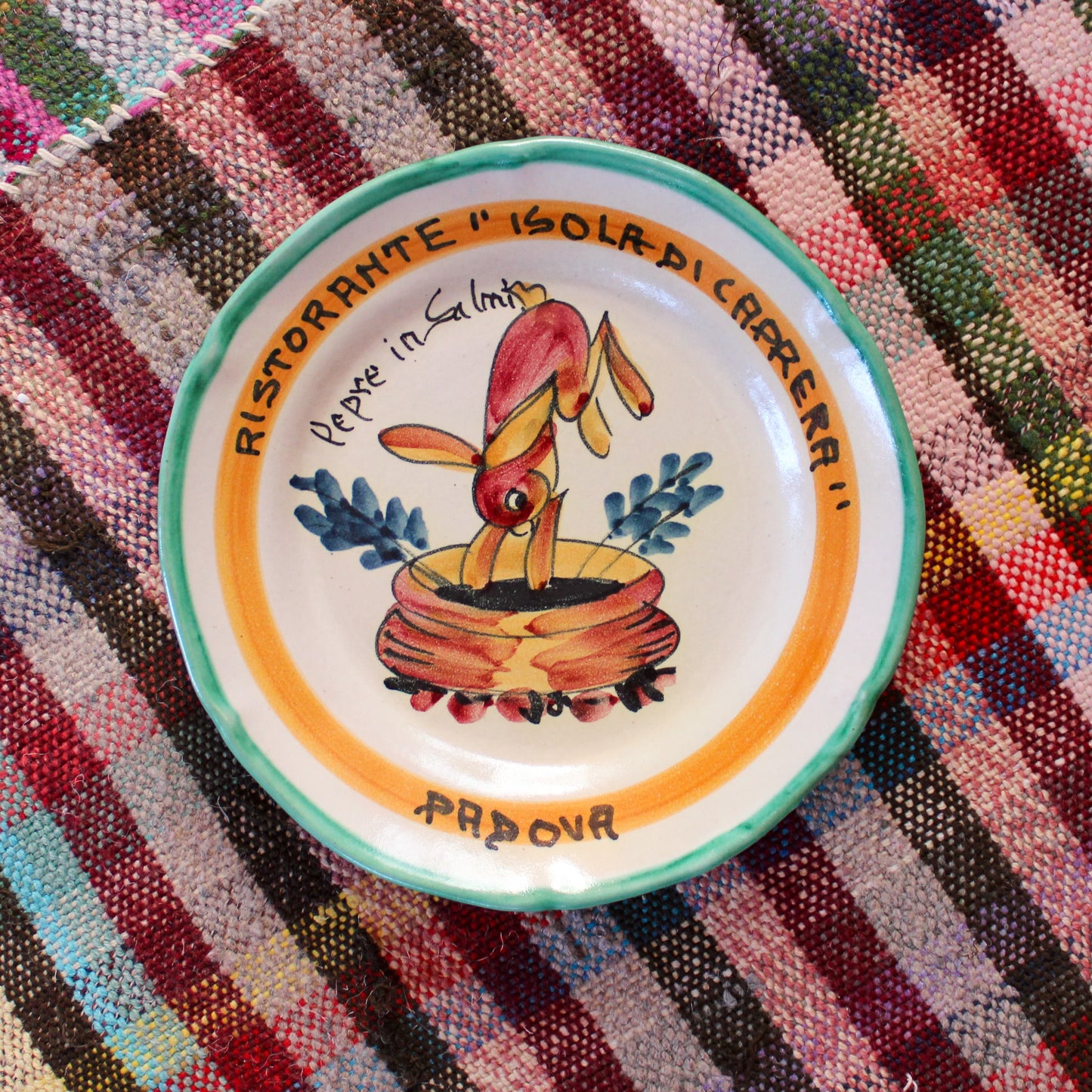 Buon Ricordo Plate - Isola di Caprera