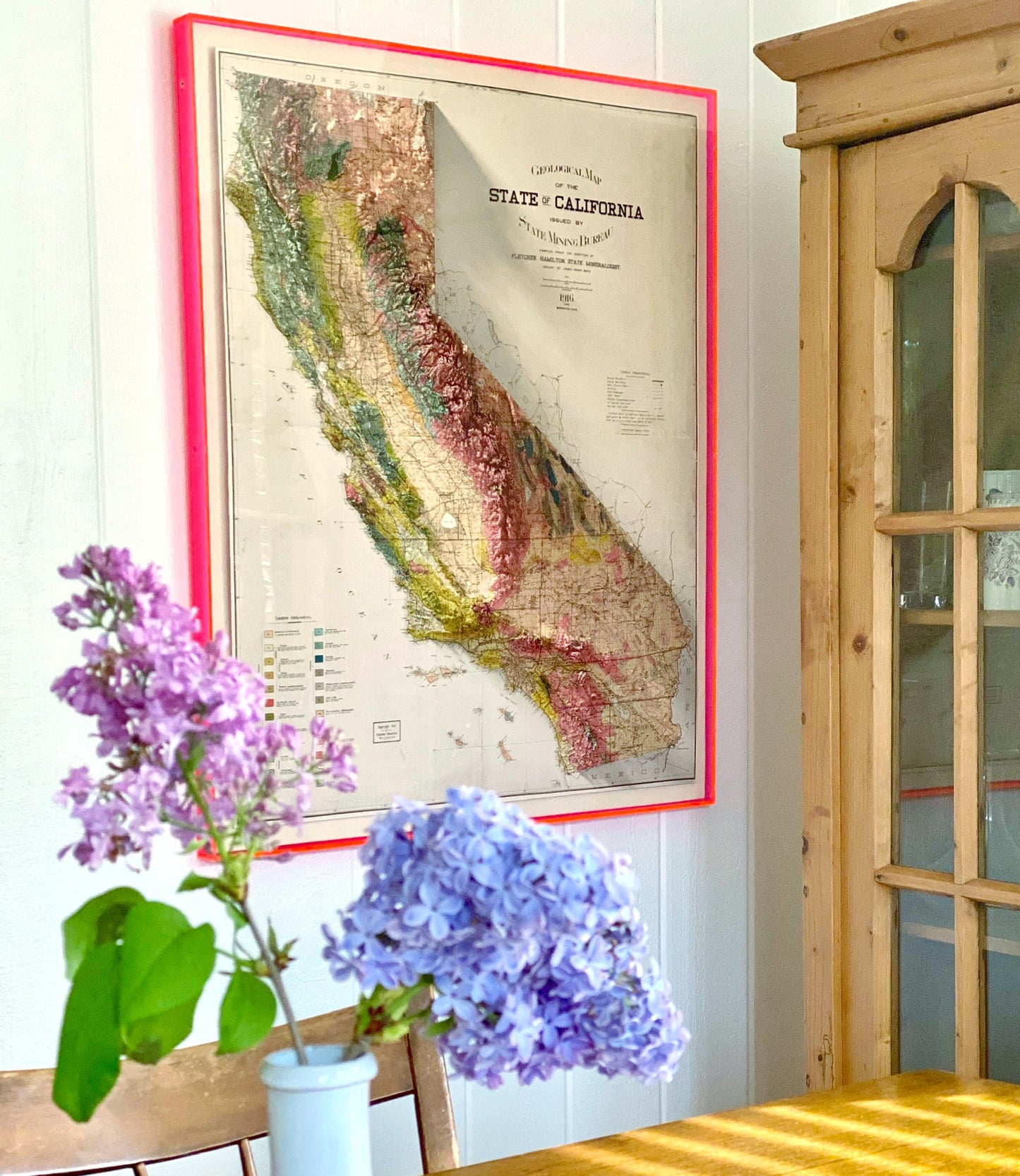 1916 State of California Geological Map Print
