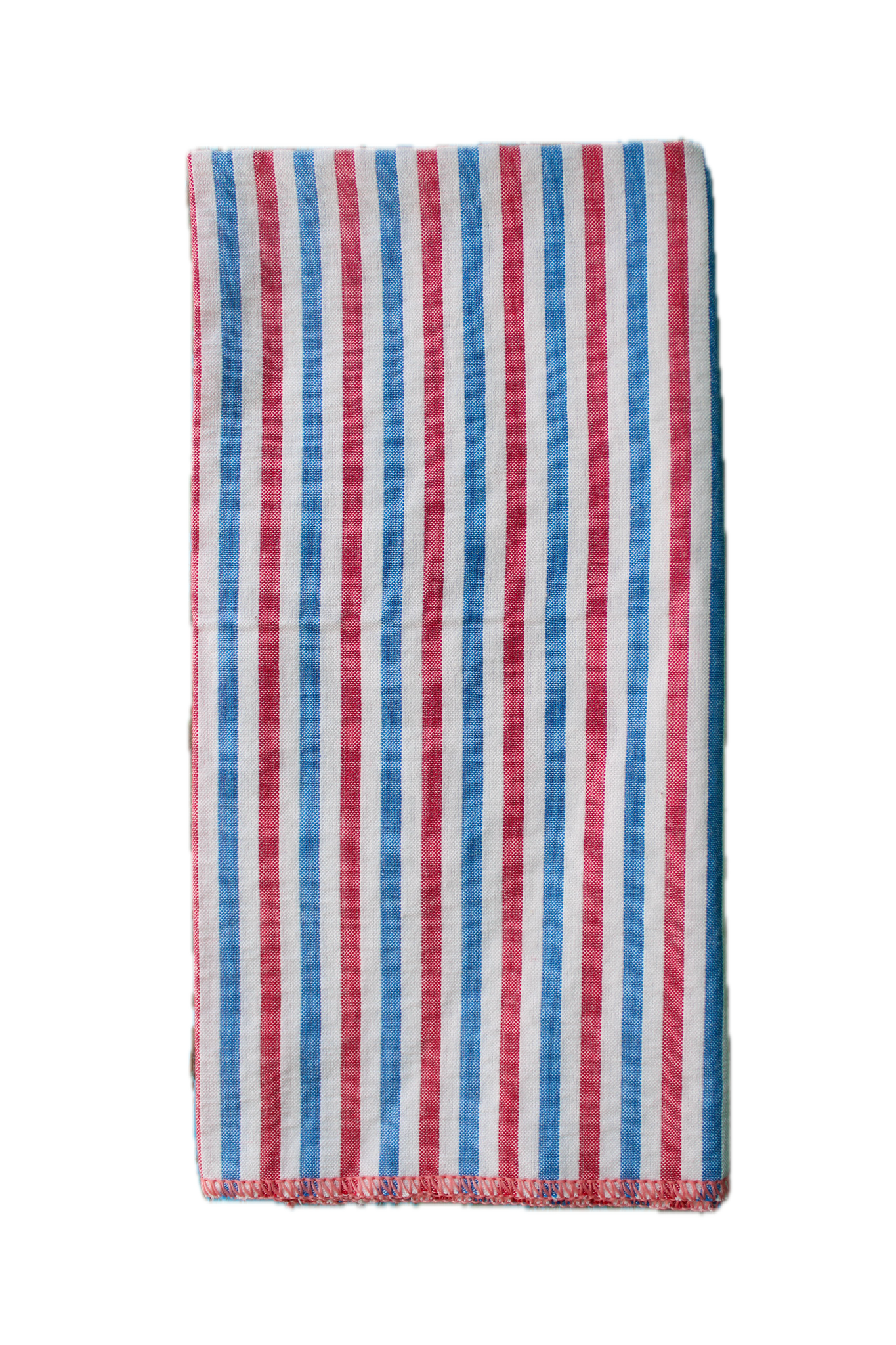 Primary Color Striped Napkins - Set of 4