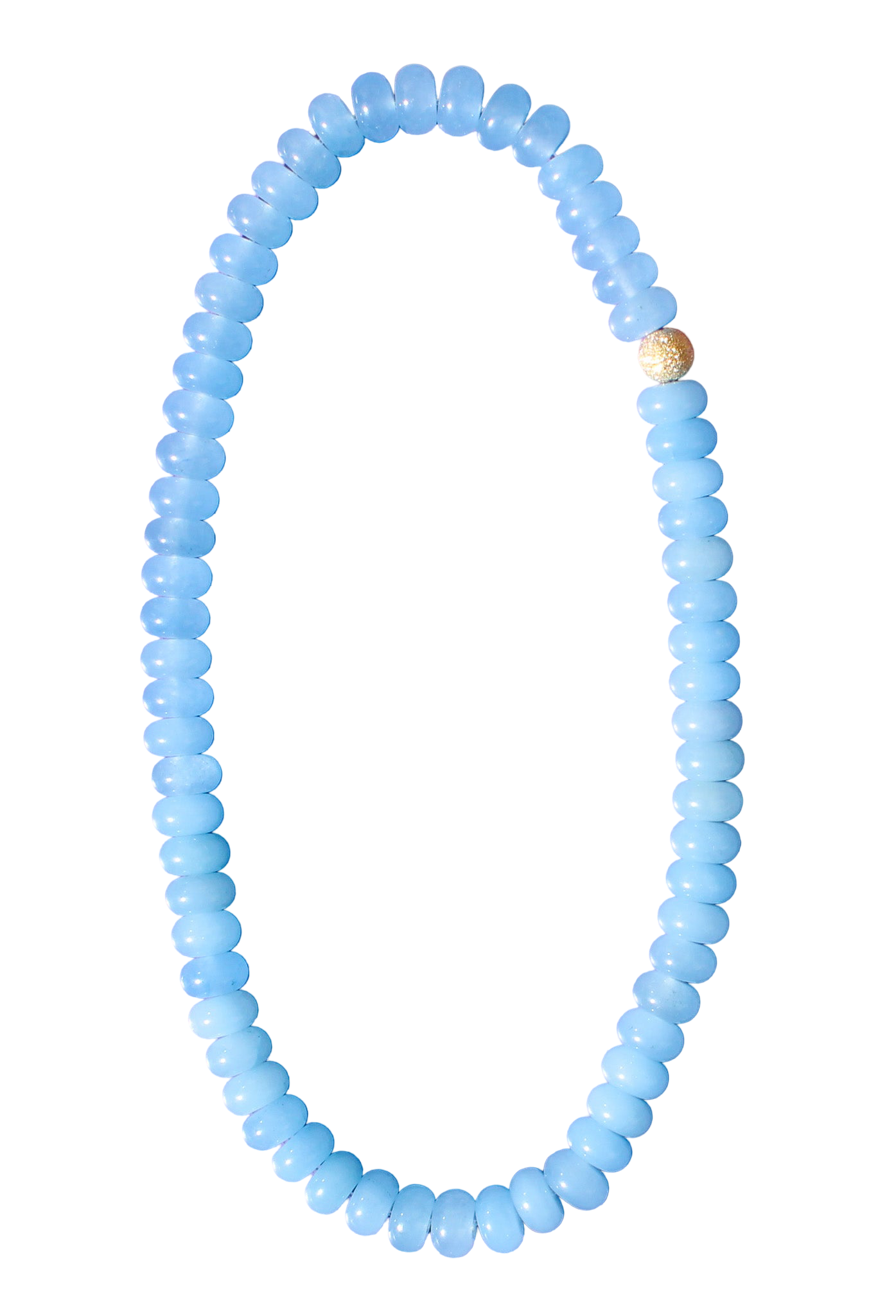 Dusty Blue Cloud Necklace