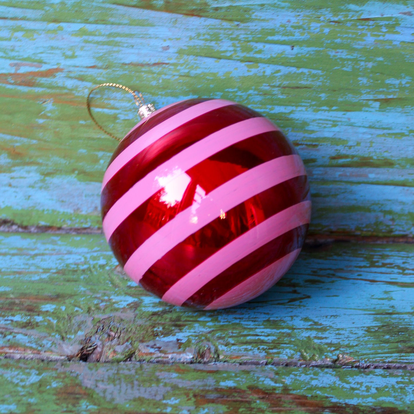Jolly Stripe Bauble Ornament