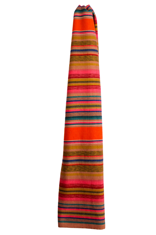 Desert Shawl - Orange Stripe