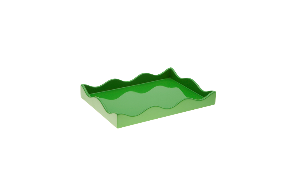 Rita Konig Belles Rives Lacquer Tray - Kermit